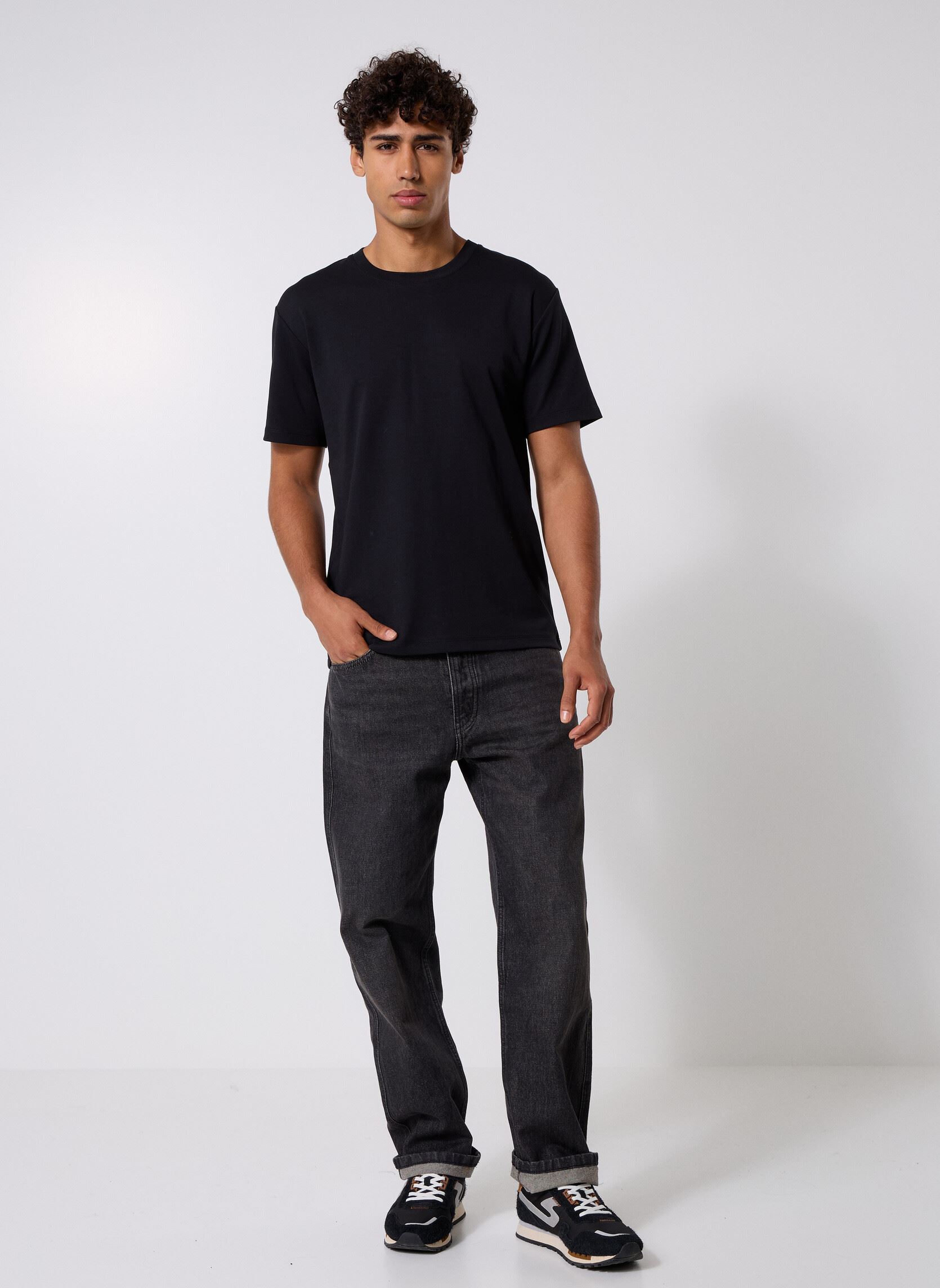 Tee-shirts manches courtes HTSC31049K homme noir The Kooples Tee-shirts manches courtes HTSC31049K homme noir BLA01