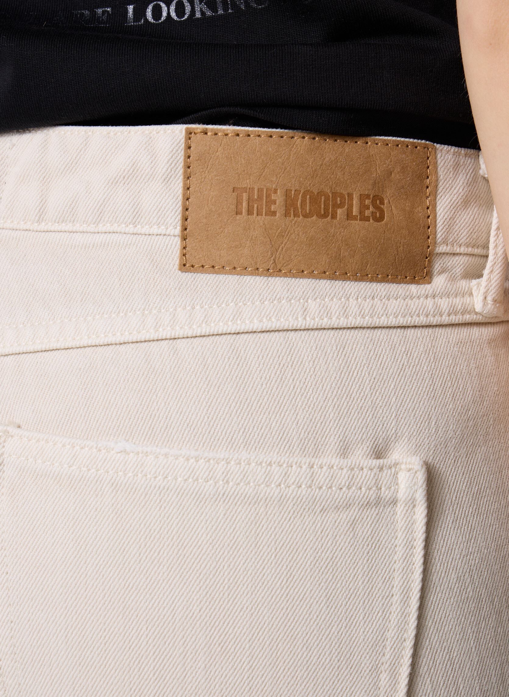 Rechte jeans / Straight Leg Jeans FJEA31003J dames wit The Kooples Rechte jeans / Straight Leg Jeans FJEA31003J dames wit ECR01