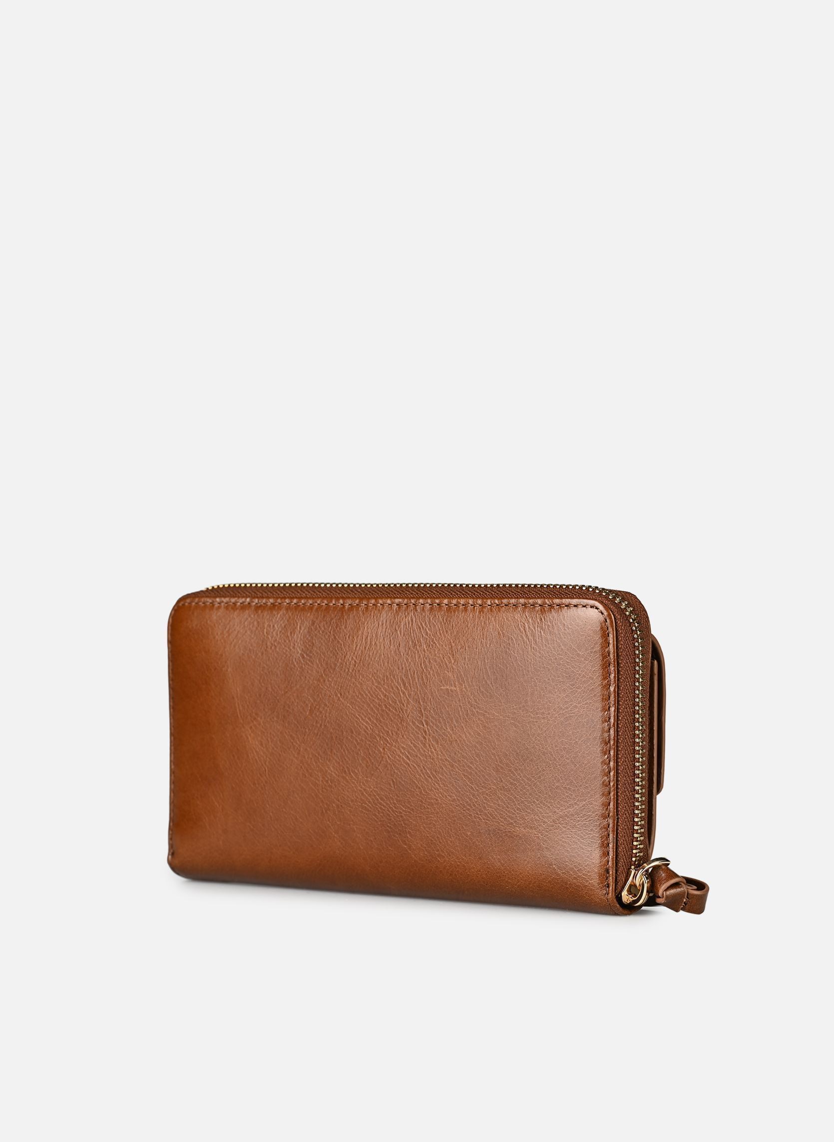 Portemonnees met rits AFPM31008K dames bruin The Kooples Portemonnees met rits AFPM31008K dames bruin BRW01