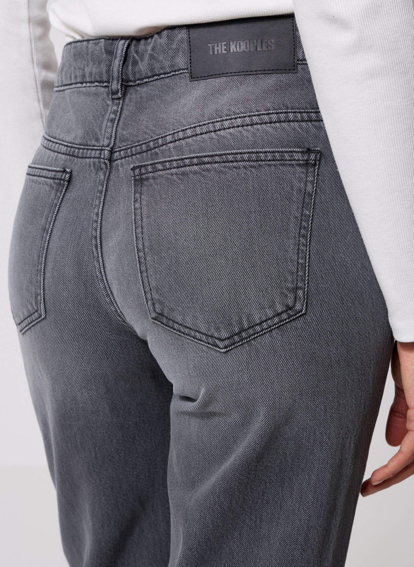 Rechte jeans / Straight Leg Jeans FJEA31002J dames zwart The Kooples Rechte jeans / Straight Leg Jeans FJEA31002J dames zwart BLA01