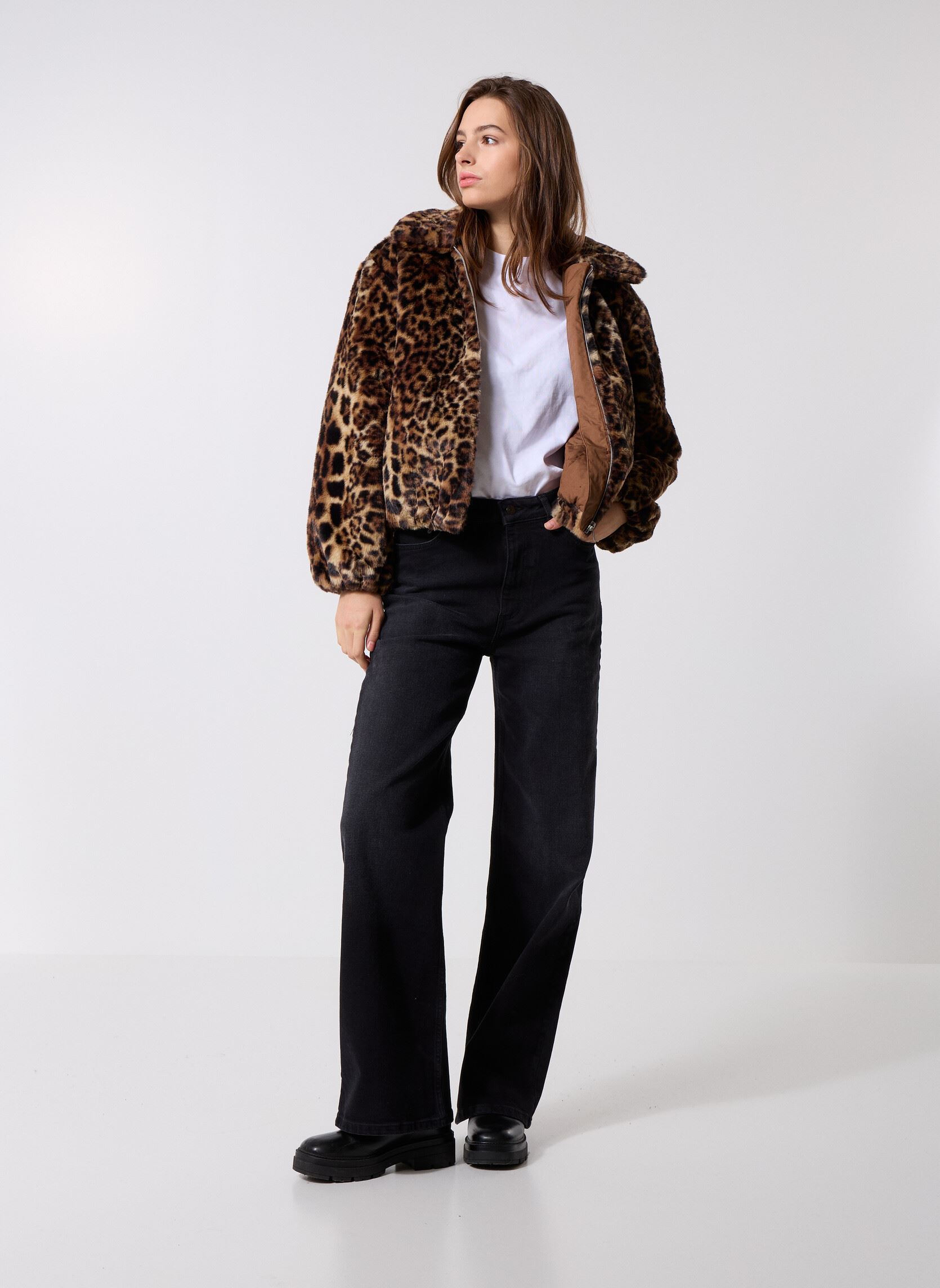 Jeans droit FJEA31020J femme noir The Kooples Jeans droit FJEA31020J femme noir BLA01
