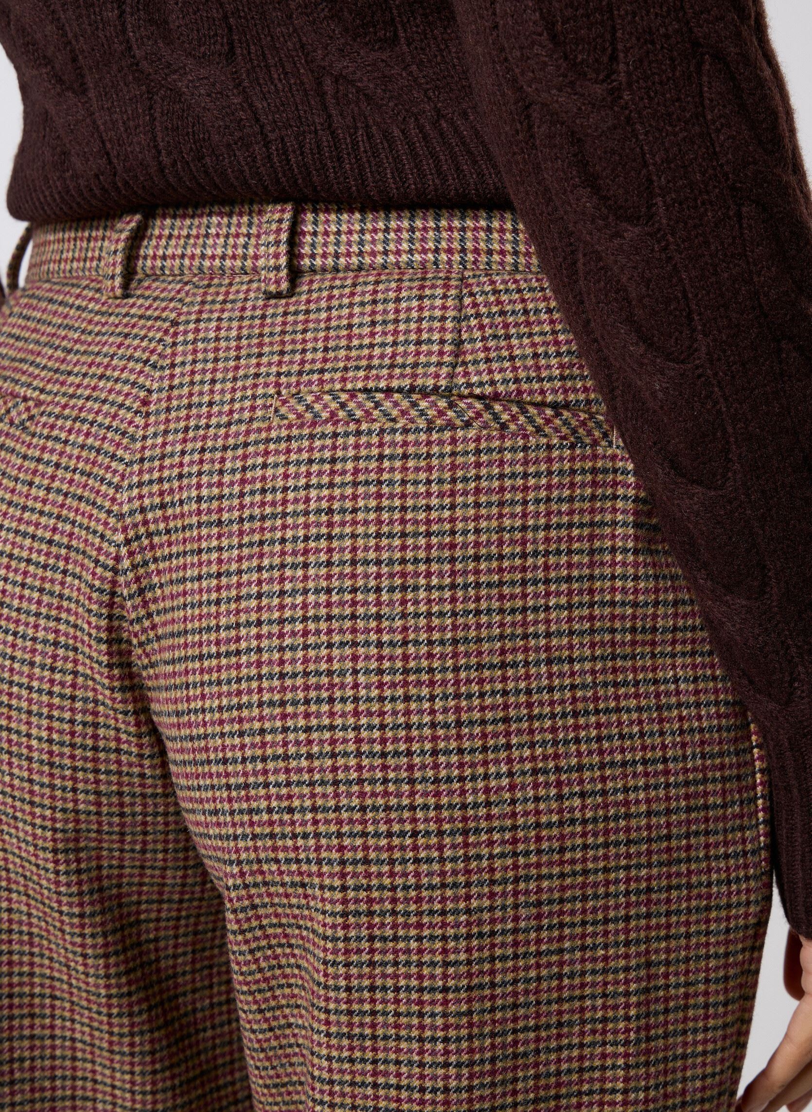 Wijde broeken FPAN31013K dames bruin The Kooples Wijde broeken FPAN31013K dames bruin CAM03