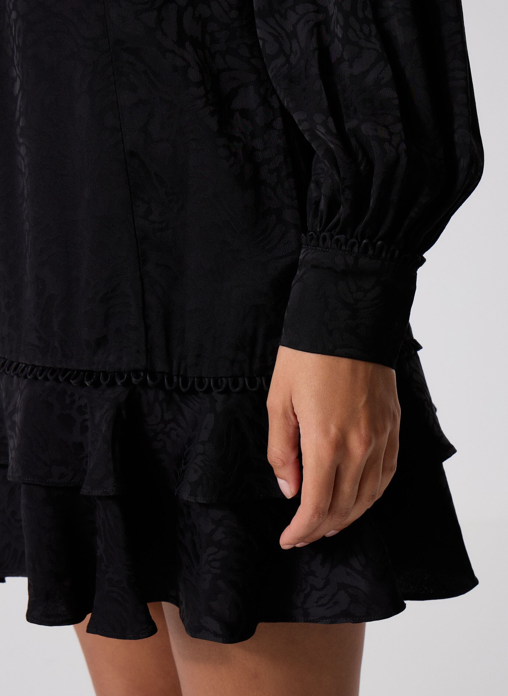 Robes FROB31044K femme noir The Kooples Robes FROB31044K femme noir BLA01