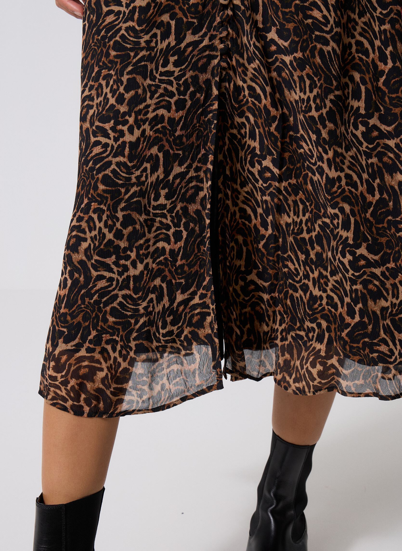 Kleider FROB31093K damen braun The Kooples Kleider FROB31093K damen braun LEO01