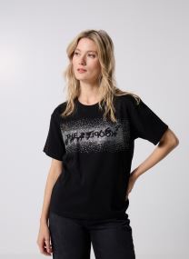 Kurzarm-T-Shirts FTSC31032K damen schwarz The Kooples Kurzarm-T-Shirts FTSC31032K damen schwarz BLA01