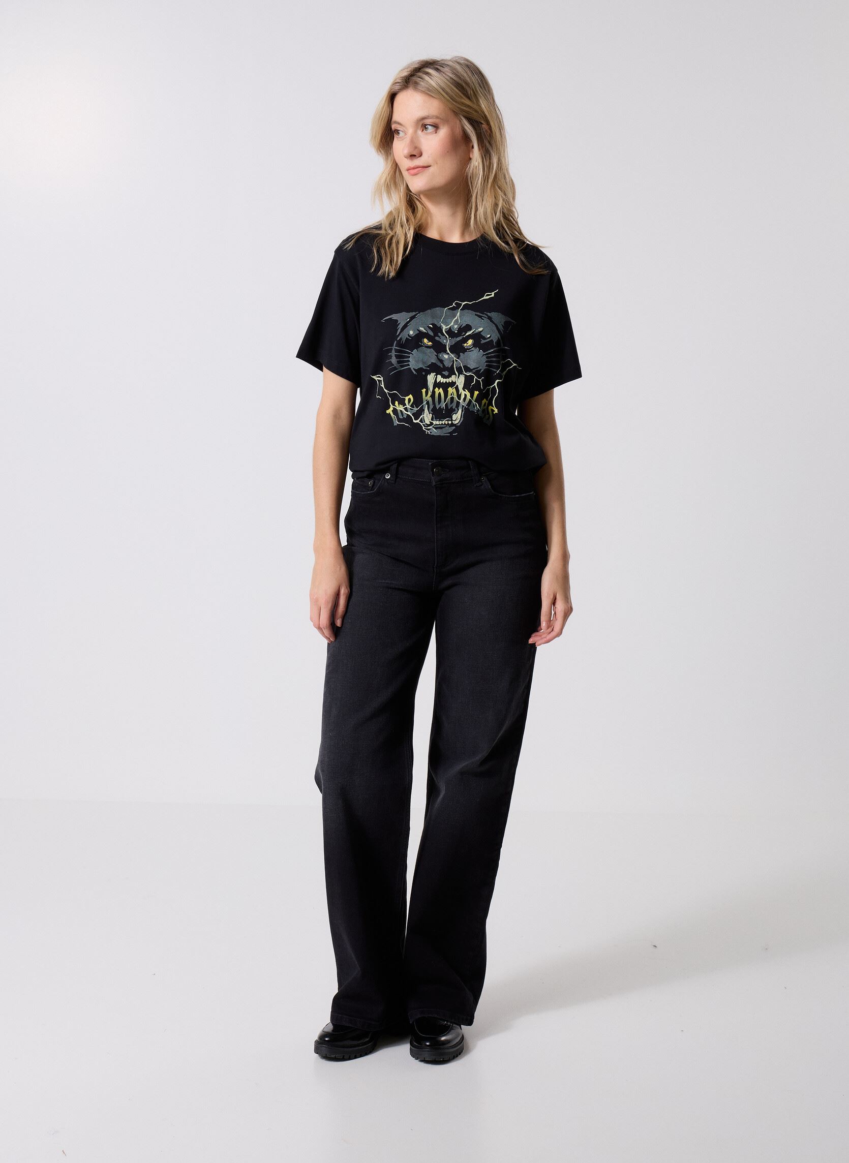 T-shirts met korte mouwen FTSC31043K dames zwart The Kooples T-shirts met korte mouwen FTSC31043K dames zwart BLA55