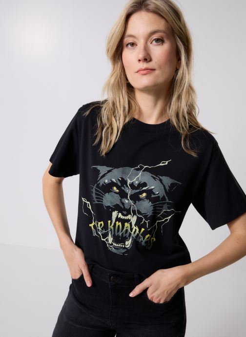 The Kooples T-shirts met korte mouwen FTSC31043K dames zwart