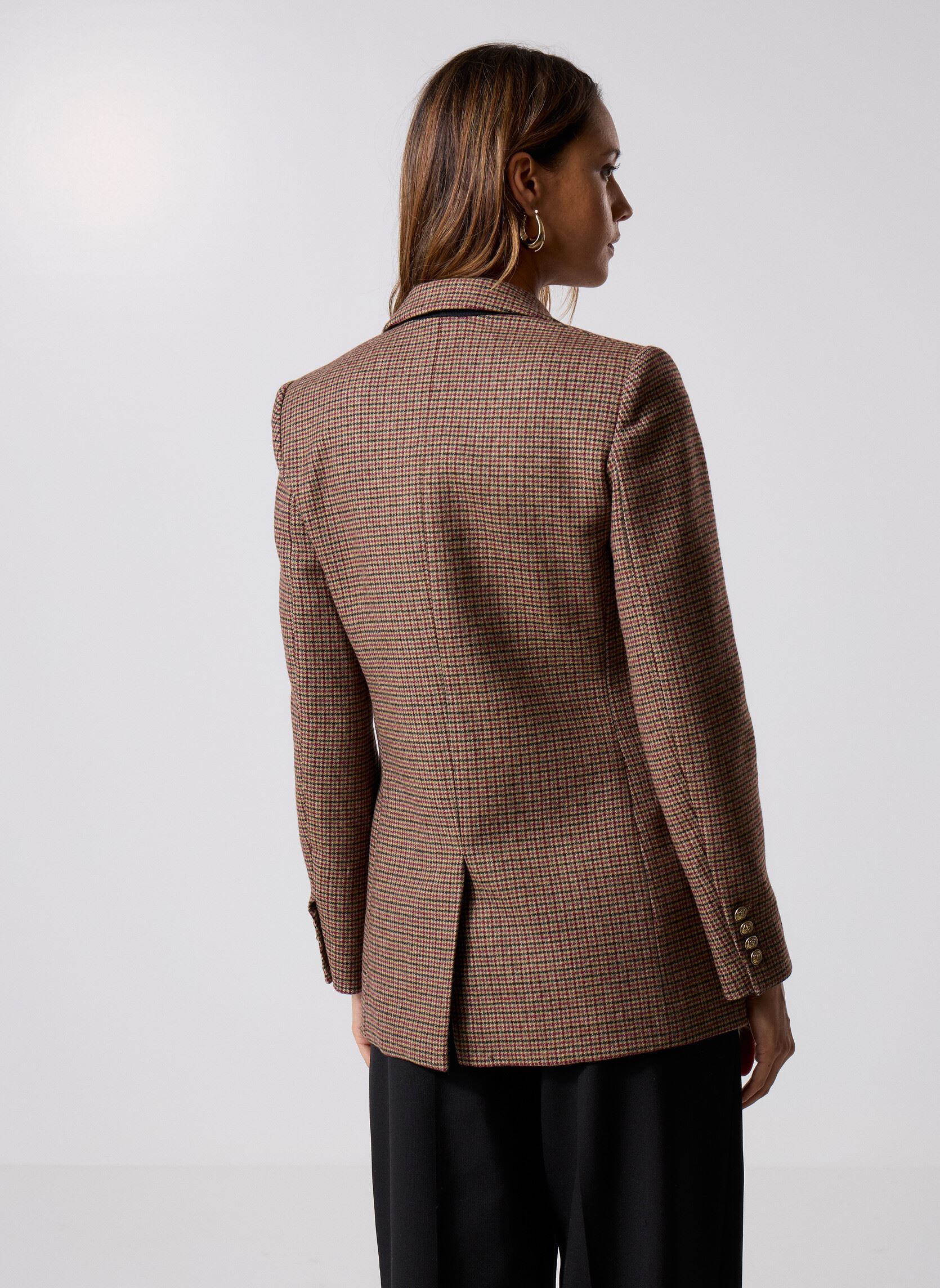 Vestes de blazer FVES31013K femme marron The Kooples Vestes de blazer FVES31013K femme marron CAM03