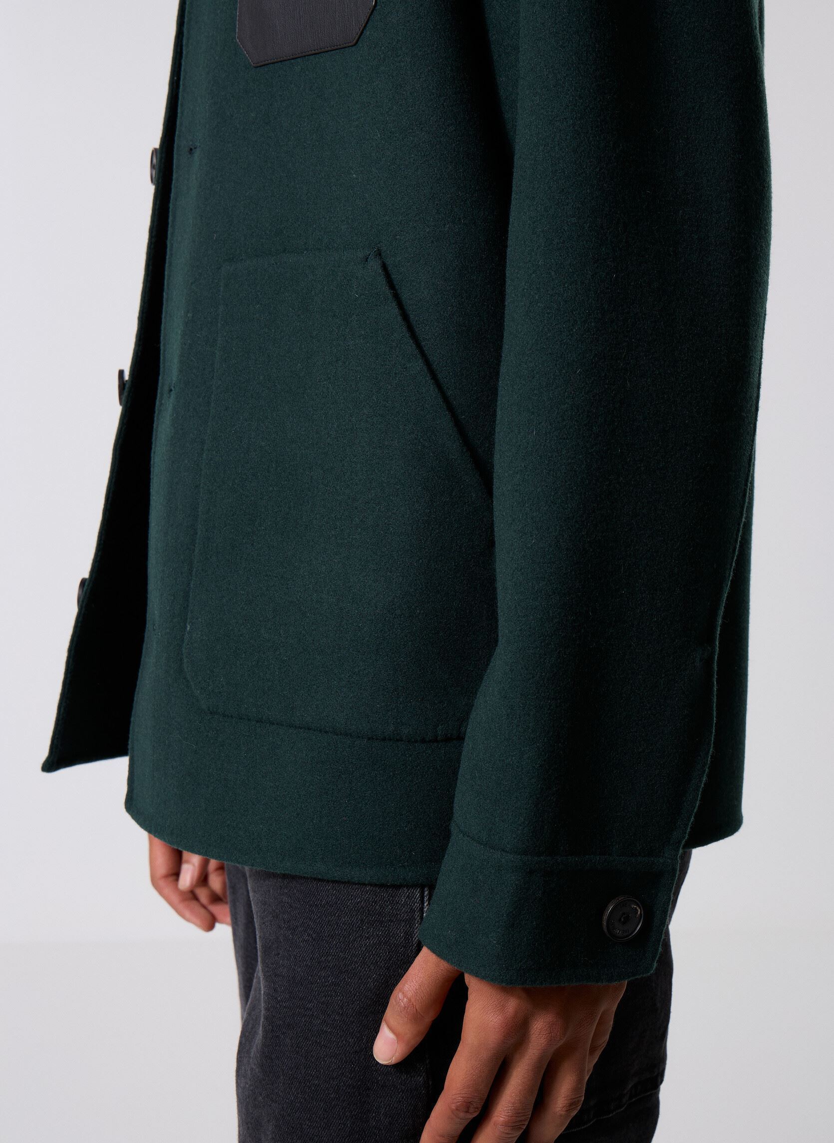 Vestes HBLO31013K homme vert The Kooples Vestes HBLO31013K homme vert GRN04