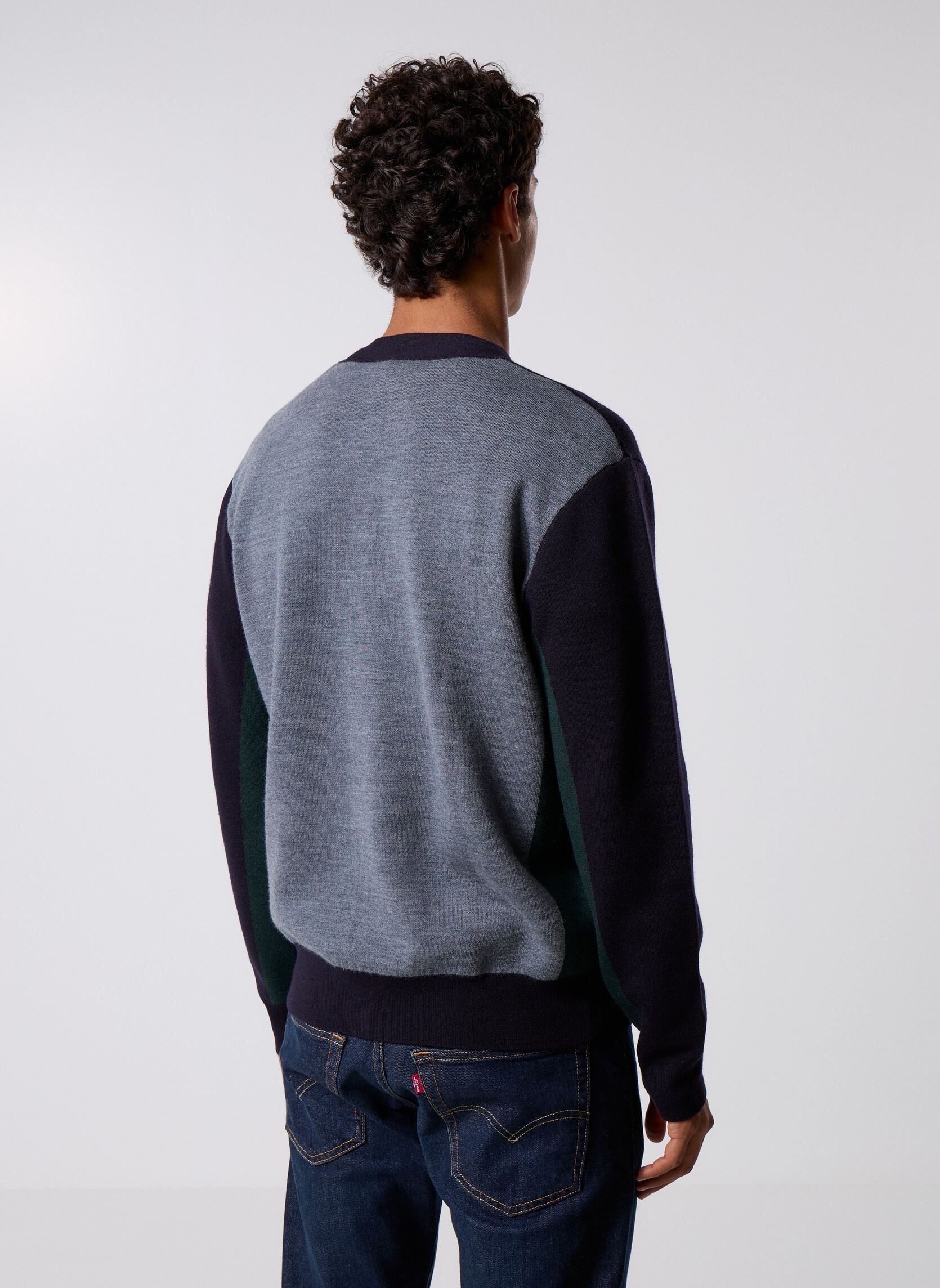 Strickjacken und Westen HCAR31010K herren blau The Kooples Strickjacken und Westen HCAR31010K herren blau NAV14