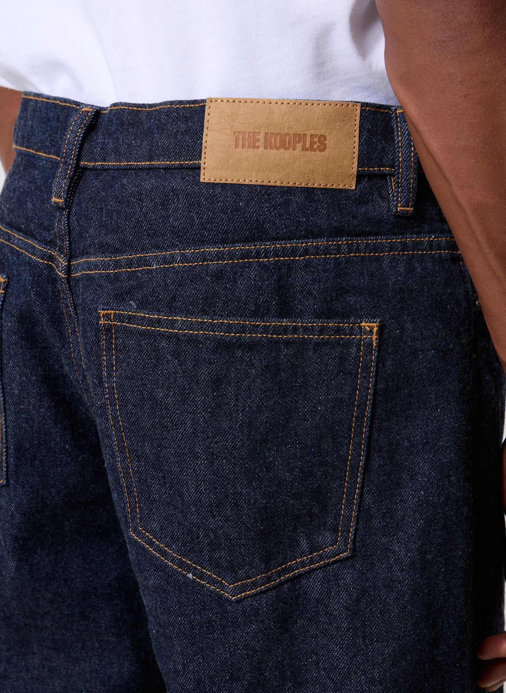 Jeans droit HJEA31006J homme bleu The Kooples Jeans droit HJEA31006J homme bleu BLU19