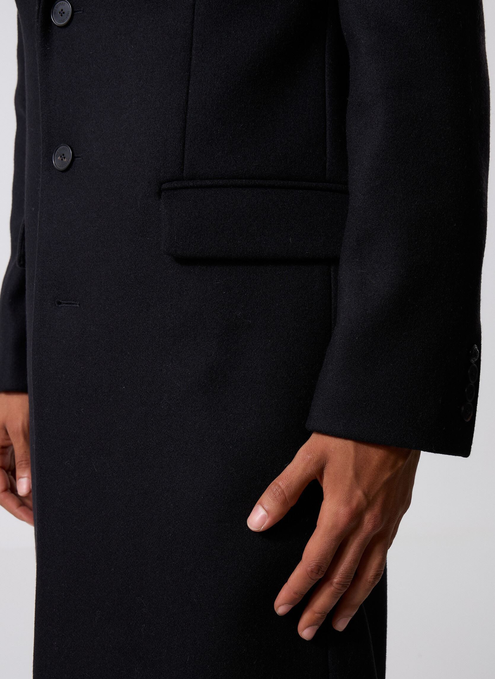 Klassieke jassen HMAN31004K heren zwart The Kooples Klassieke jassen HMAN31004K heren zwart BLA01