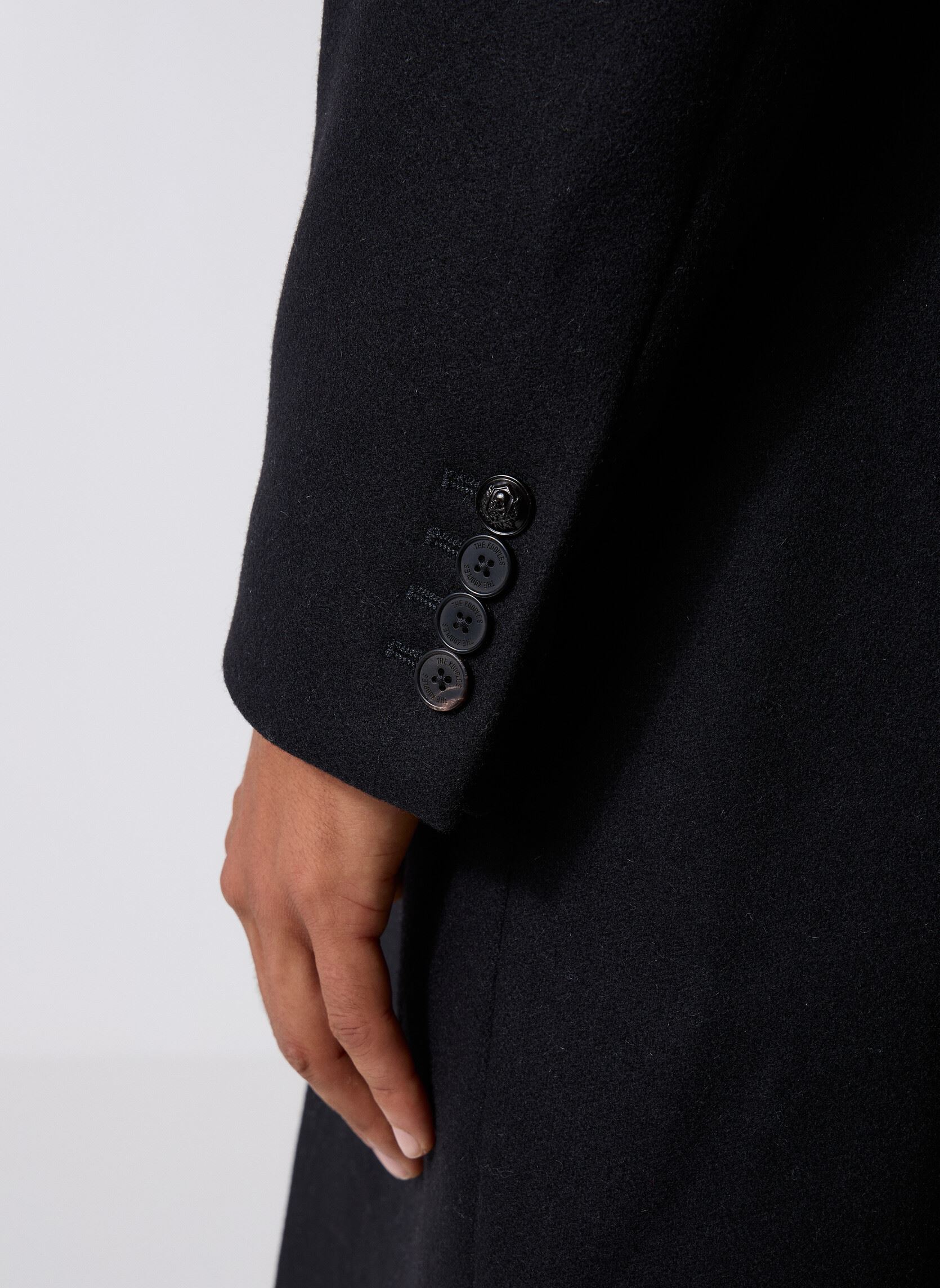 Klassieke jassen HMAN31004K heren zwart The Kooples Klassieke jassen HMAN31004K heren zwart BLA01