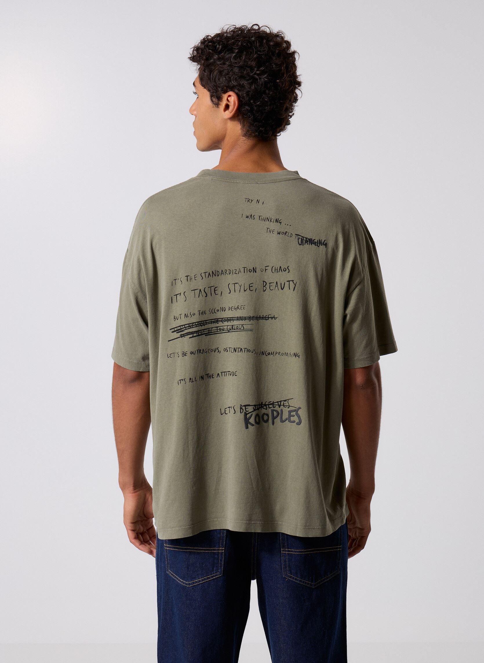 Kurzarm-T-Shirts HTSC31006K herren grün The Kooples Kurzarm-T-Shirts HTSC31006K herren grün KAK01