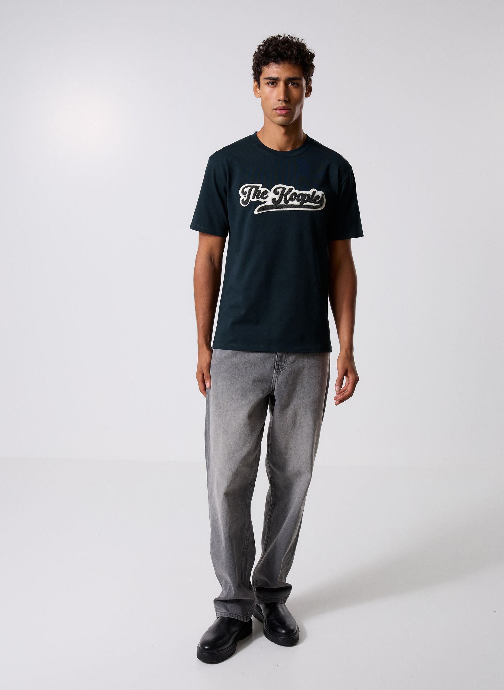 T-shirts met korte mouwen HTSC31023K heren groen The Kooples T-shirts met korte mouwen HTSC31023K heren groen GRN04