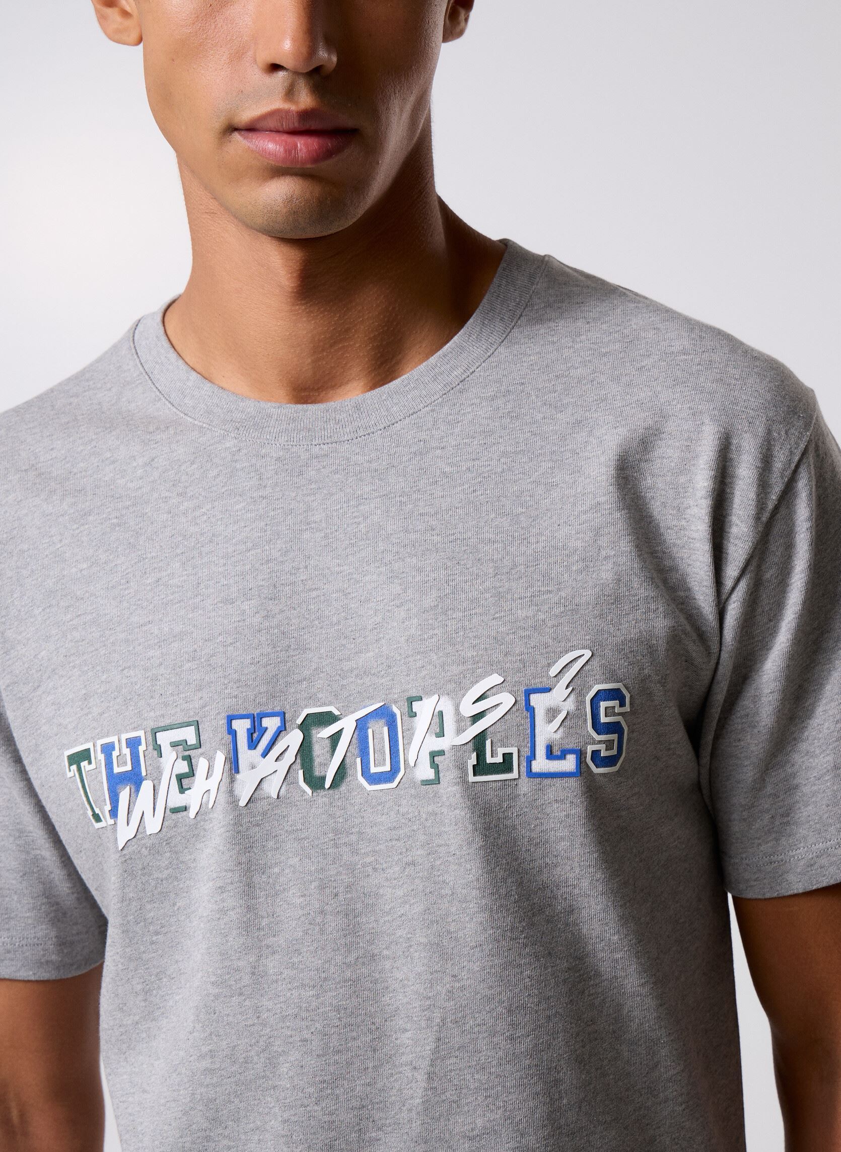 T-shirts met korte mouwen HTSC31035K heren grijs The Kooples T-shirts met korte mouwen HTSC31035K heren grijs GRY23