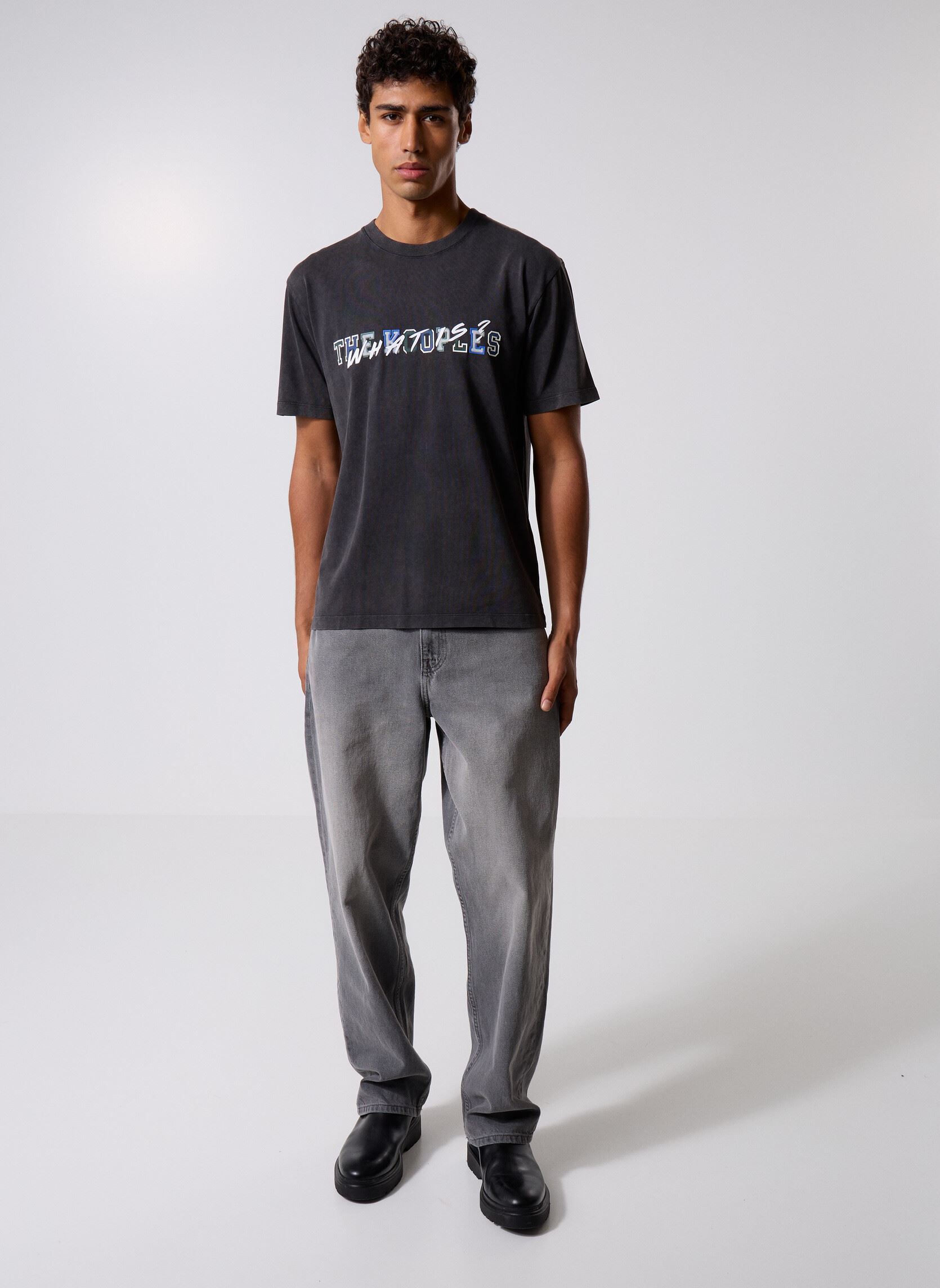 Tee-shirts manches courtes HTSC31035K homme noir The Kooples Tee-shirts manches courtes HTSC31035K homme noir BLA01