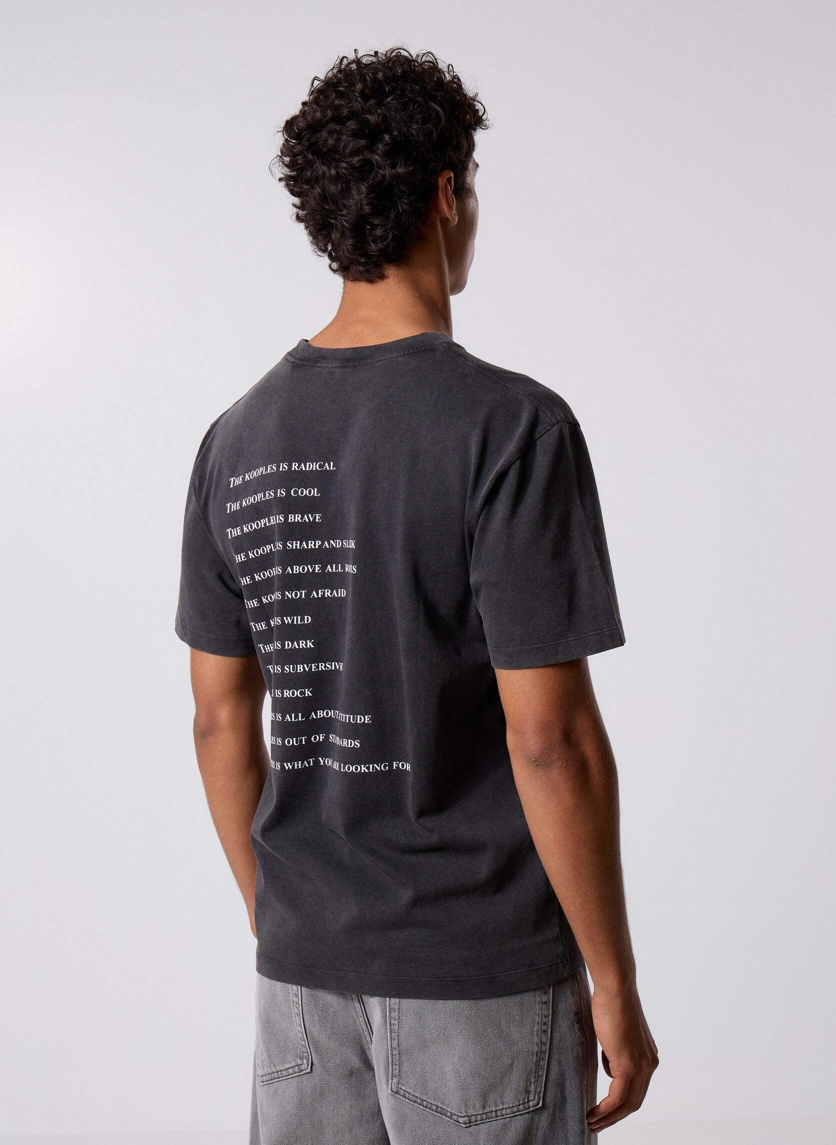 Tee-shirts manches courtes HTSC31035K homme noir The Kooples Tee-shirts manches courtes HTSC31035K homme noir BLA01