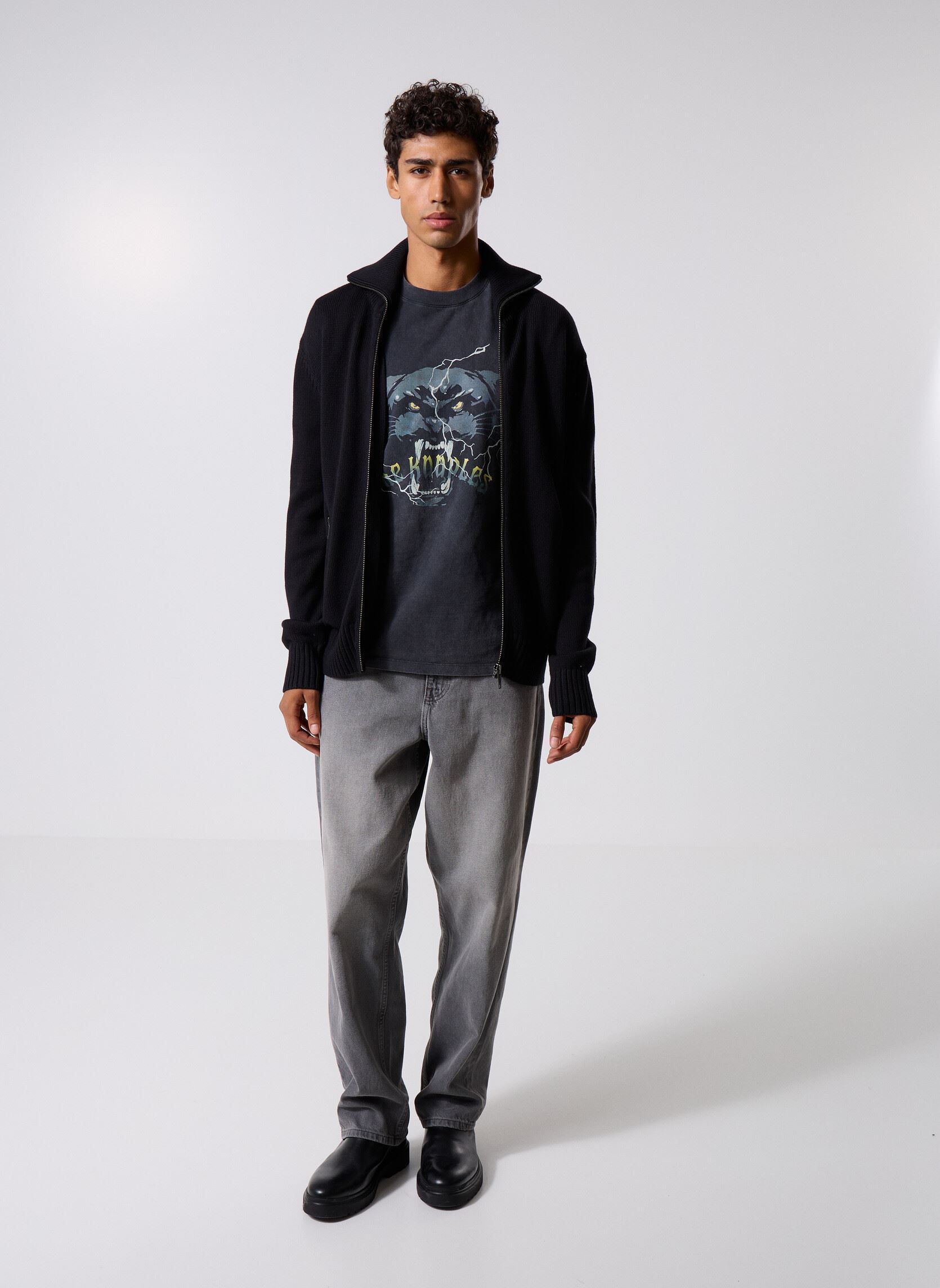 Kurzarm-T-Shirts HTSC31043K herren schwarz The Kooples Kurzarm-T-Shirts HTSC31043K herren schwarz BLA55