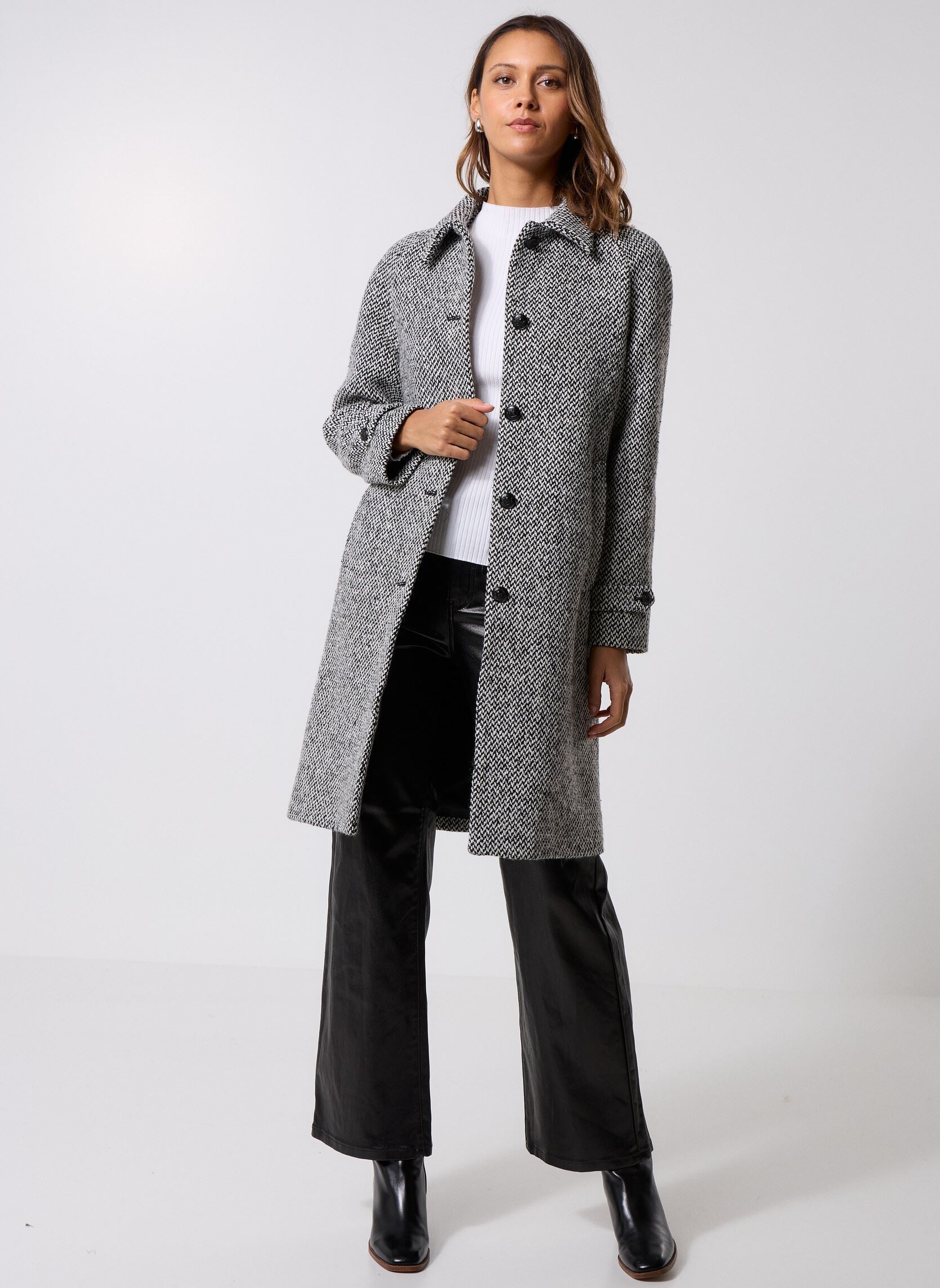 Mäntel FMAN31003K damen weiß The Kooples Mäntel FMAN31003K damen weiß WHI90