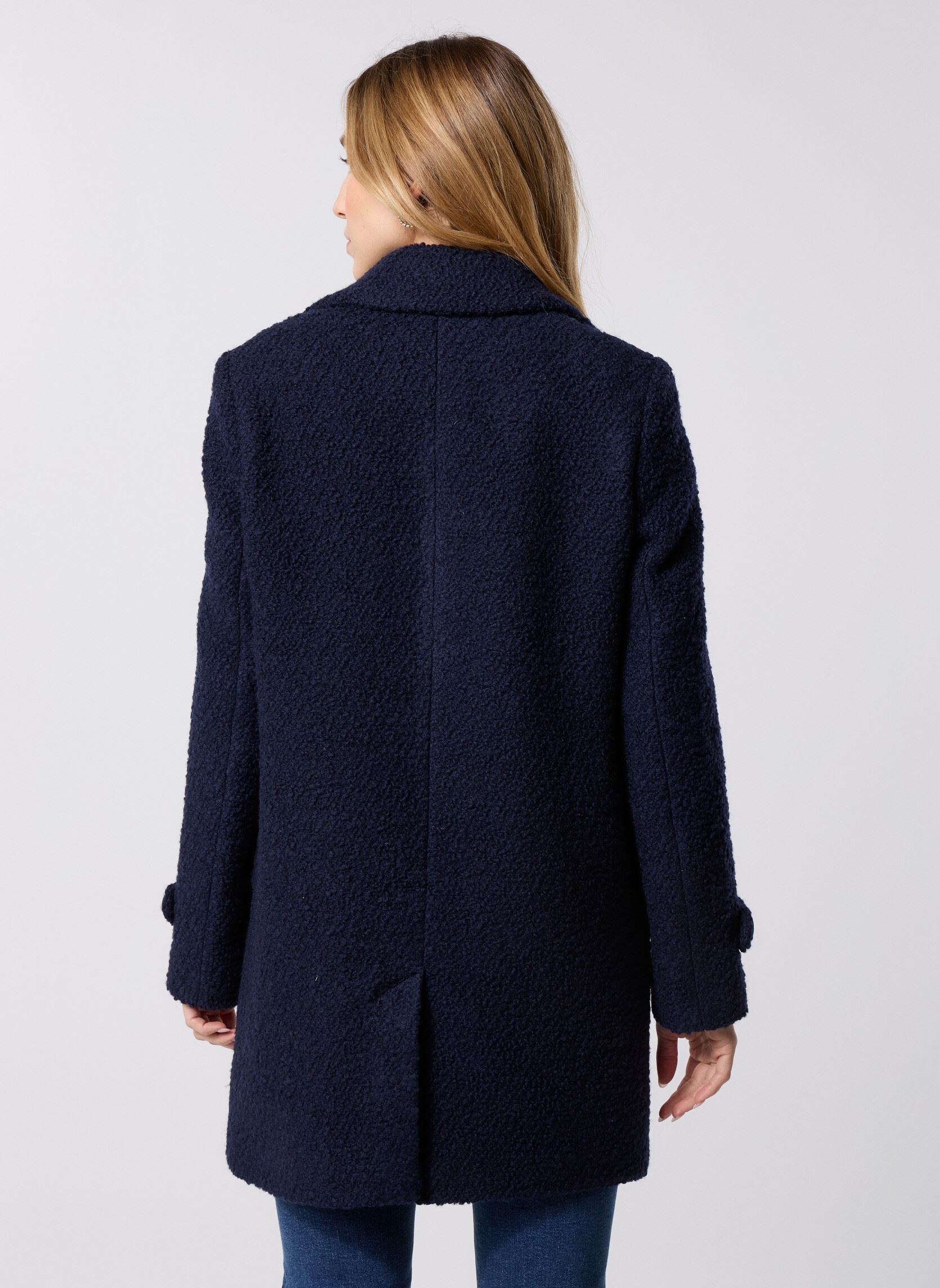 Manteaux FMAN31013K femme bleu The Kooples Manteaux FMAN31013K femme bleu Nav01