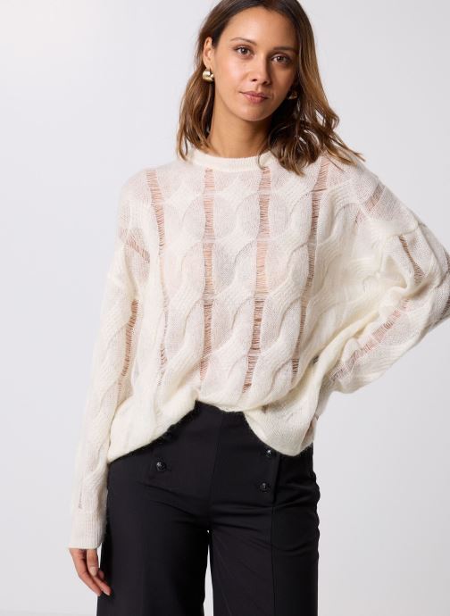 The Kooples Pulls FPUL31013K femme blanc