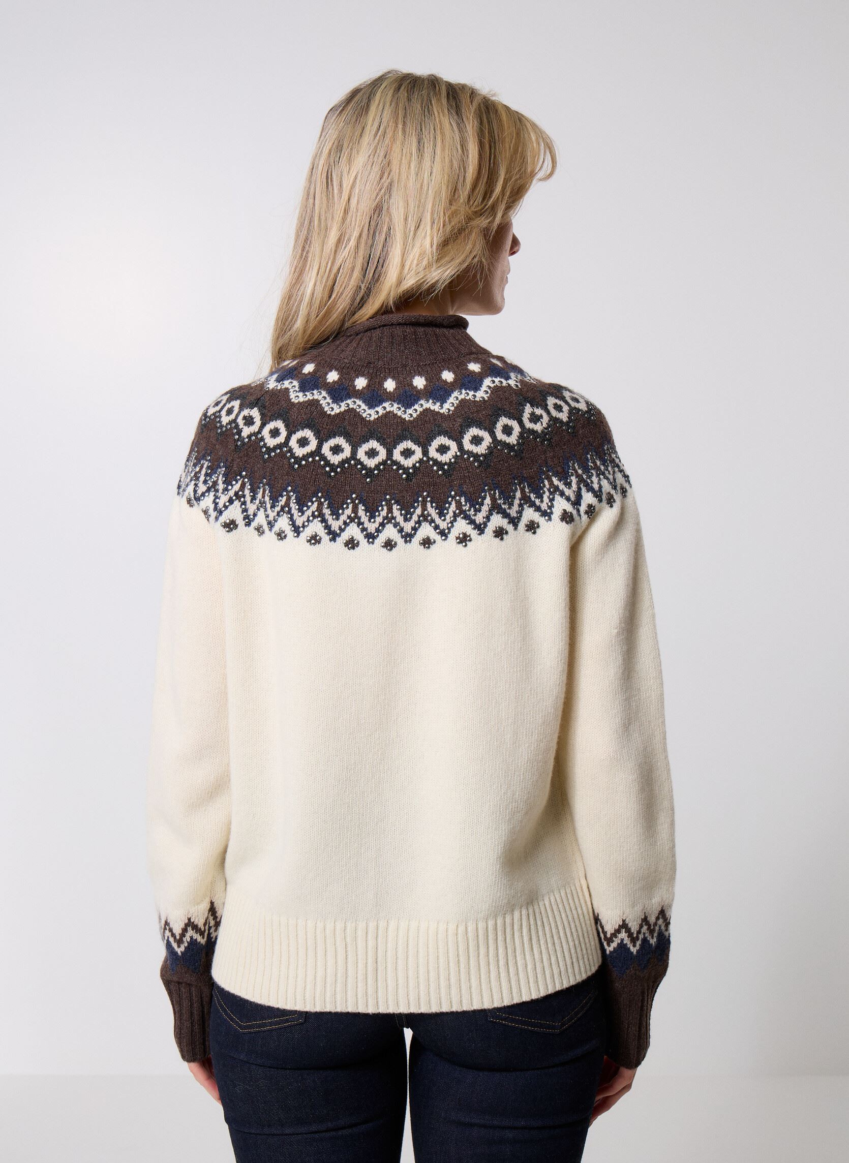 Pullover FPUL31014K damen weiß The Kooples Pullover FPUL31014K damen weiß ECR11
