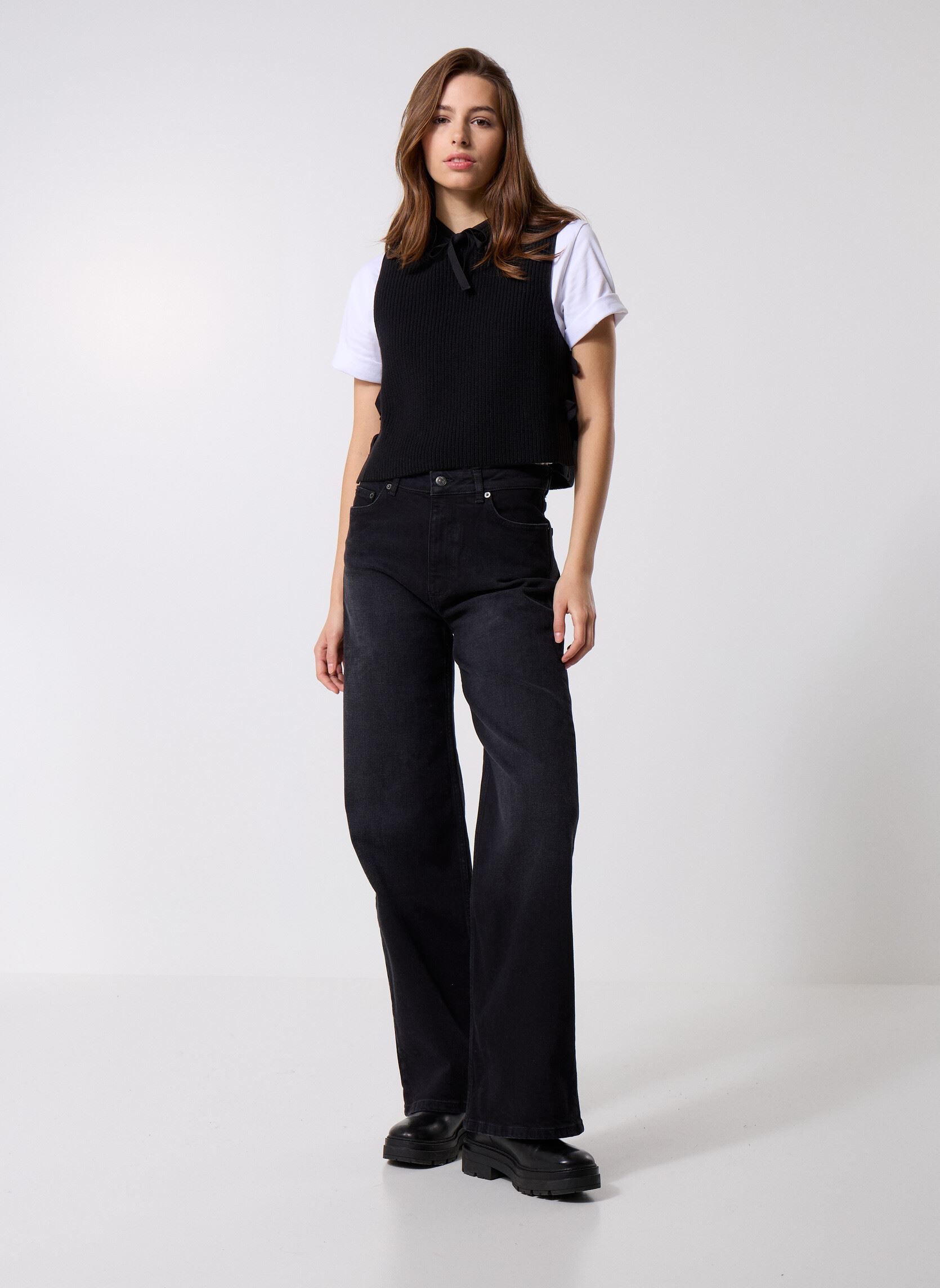 Pulls FPUL31026K femme noir The Kooples Pulls FPUL31026K femme noir BLA01