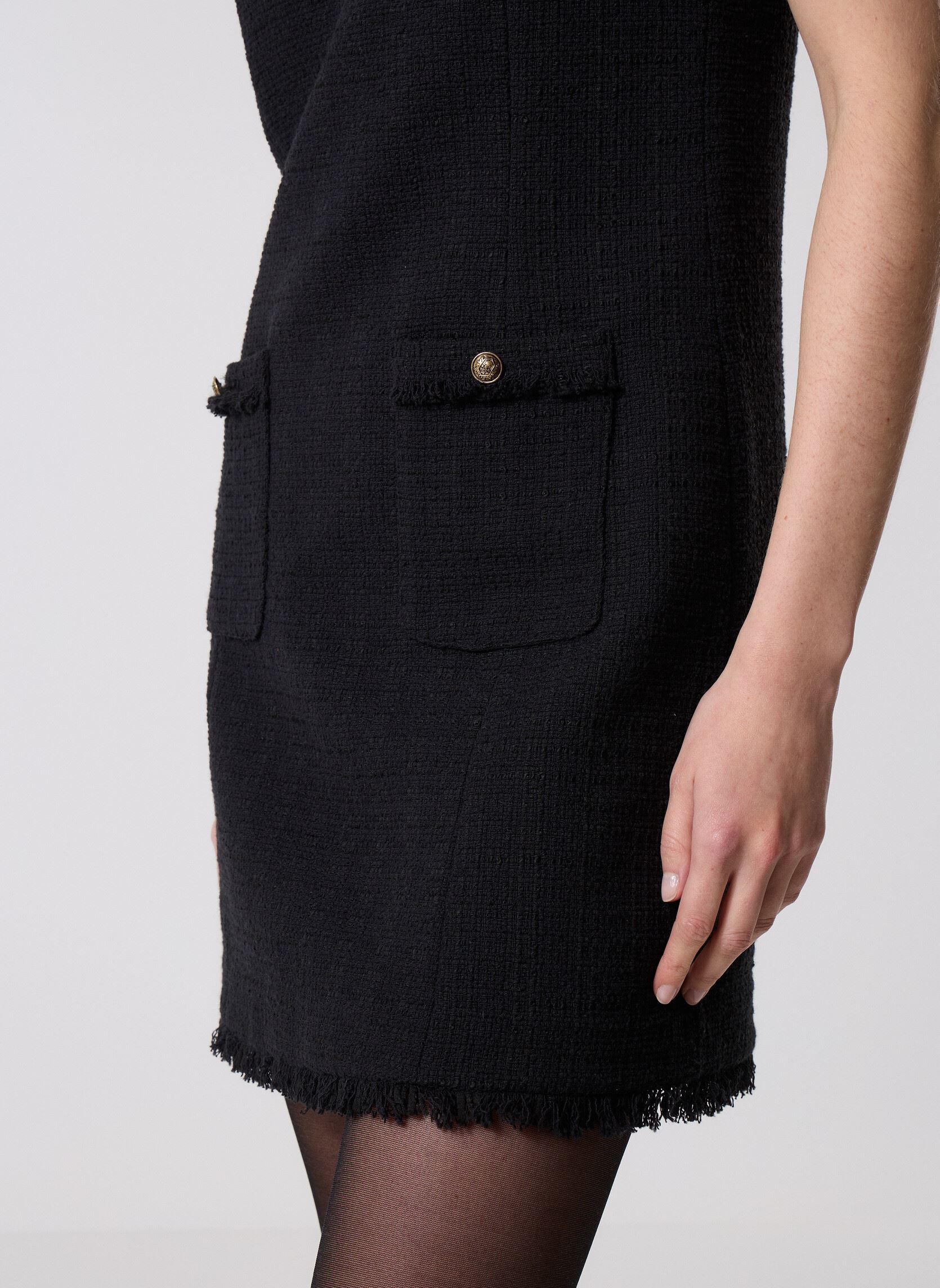 Jurken FROB31085K dames zwart The Kooples Jurken FROB31085K dames zwart BLA01
