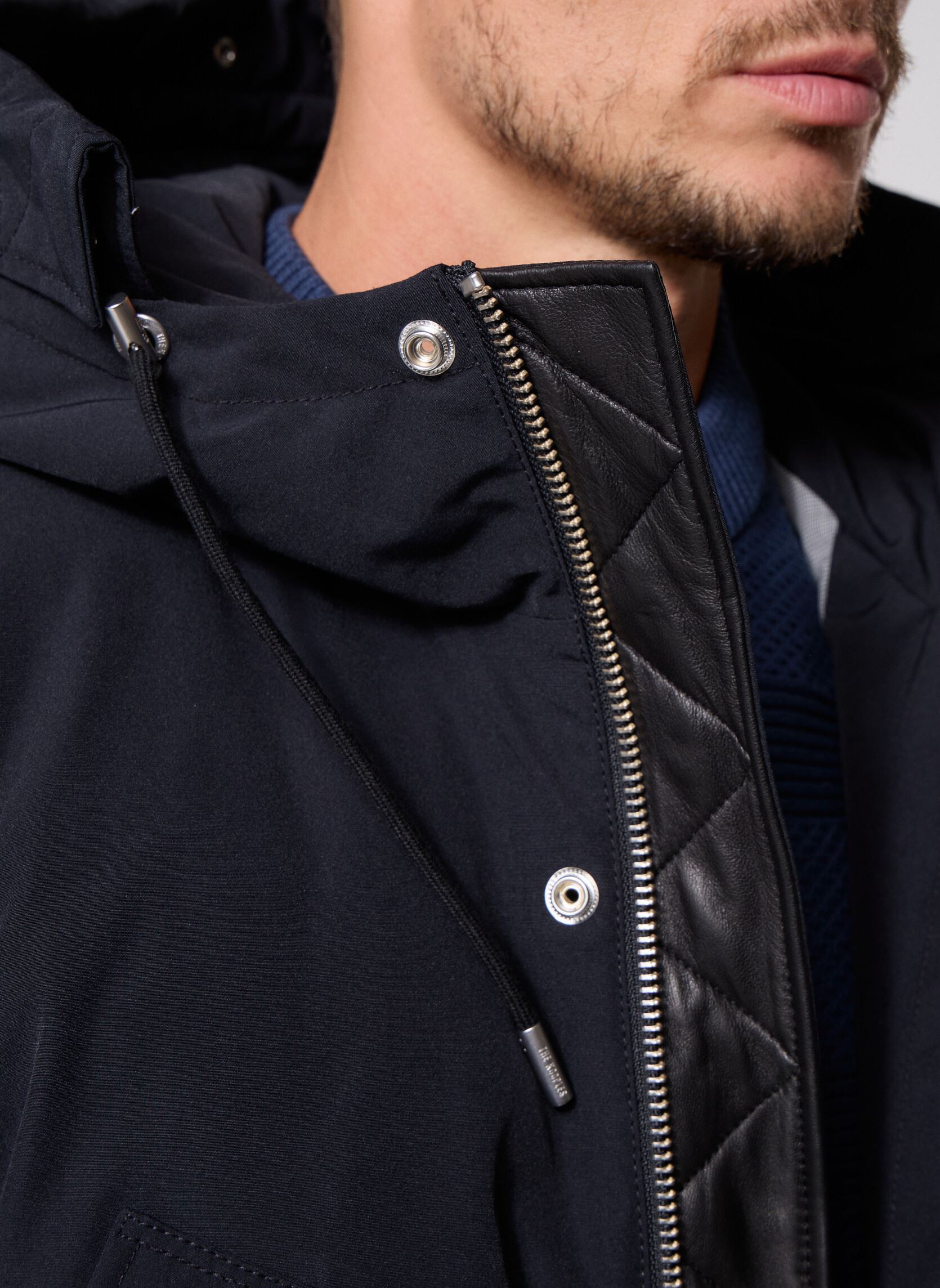 Parkas HPAR31002K homme bleu The Kooples Parkas HPAR31002K homme bleu Nav01
