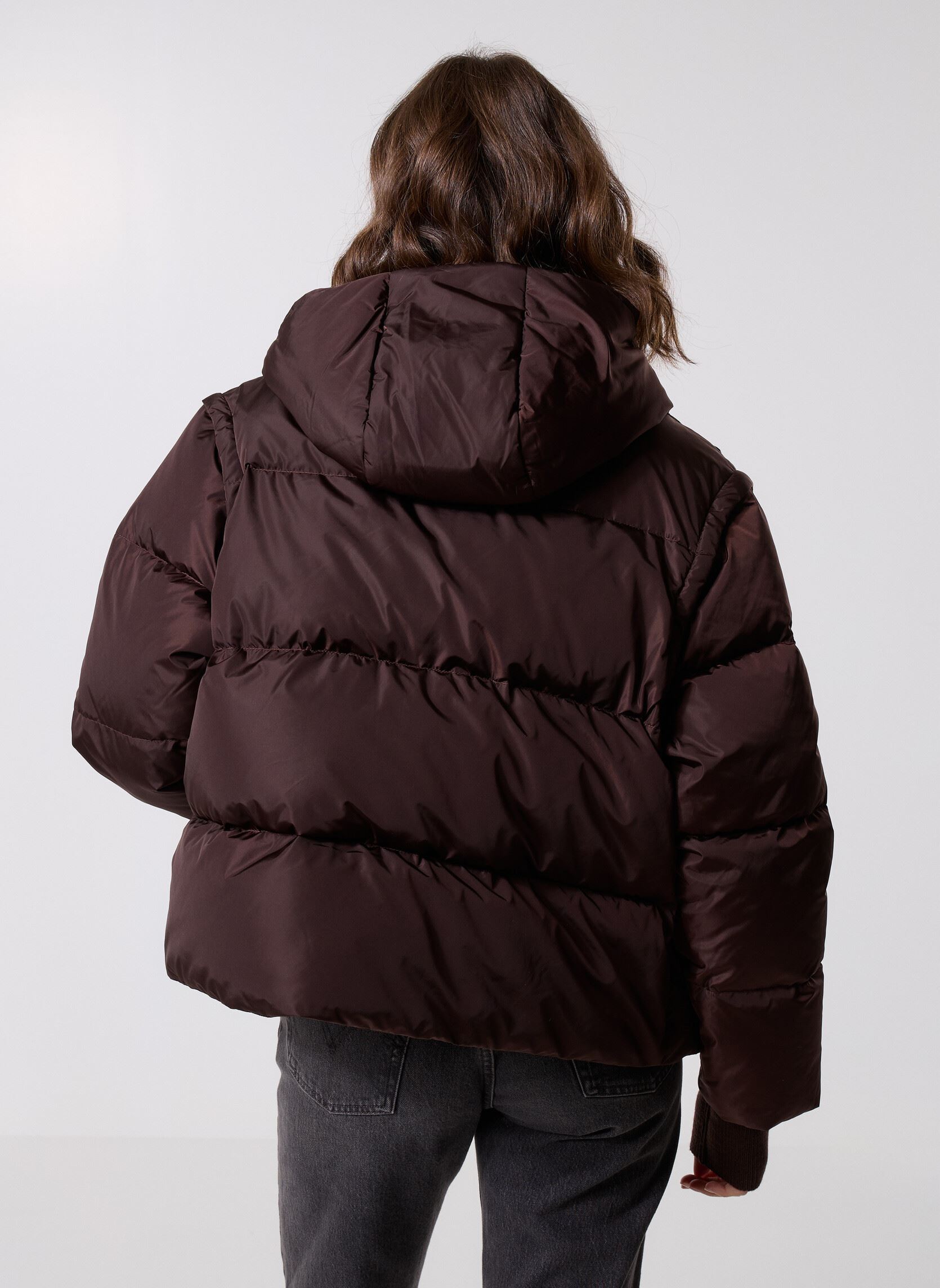 Gewatteerde jassen FDOU31014K dames bruin The Kooples Gewatteerde jassen FDOU31014K dames bruin BRW08