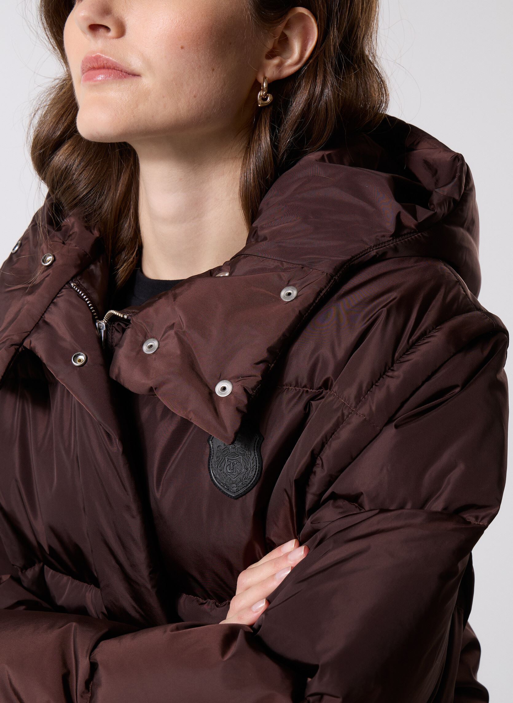 Gewatteerde jassen FDOU31014K dames bruin The Kooples Gewatteerde jassen FDOU31014K dames bruin BRW08