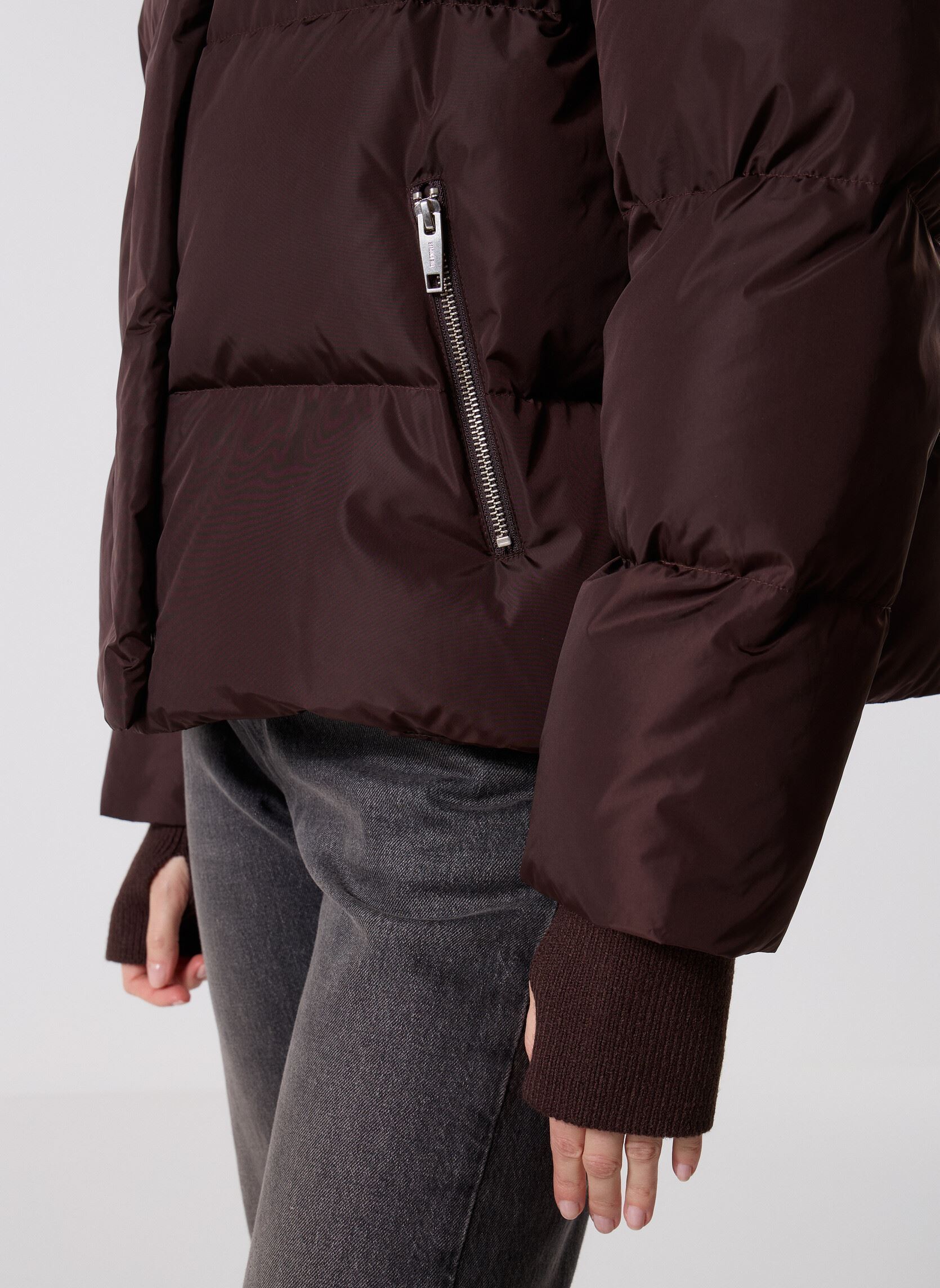 Gewatteerde jassen FDOU31014K dames bruin The Kooples Gewatteerde jassen FDOU31014K dames bruin BRW08