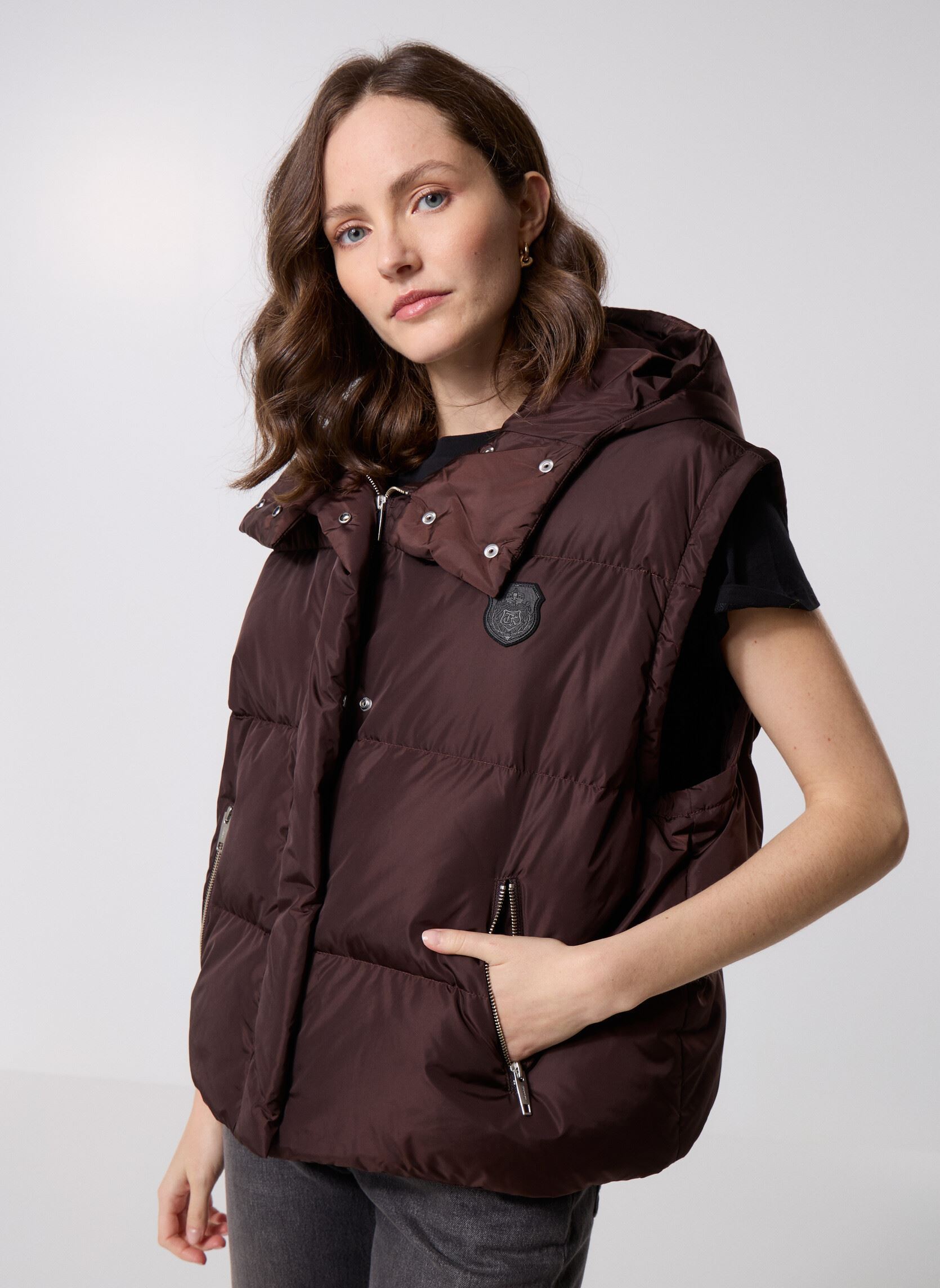 Gewatteerde jassen FDOU31014K dames bruin The Kooples Gewatteerde jassen FDOU31014K dames bruin BRW08