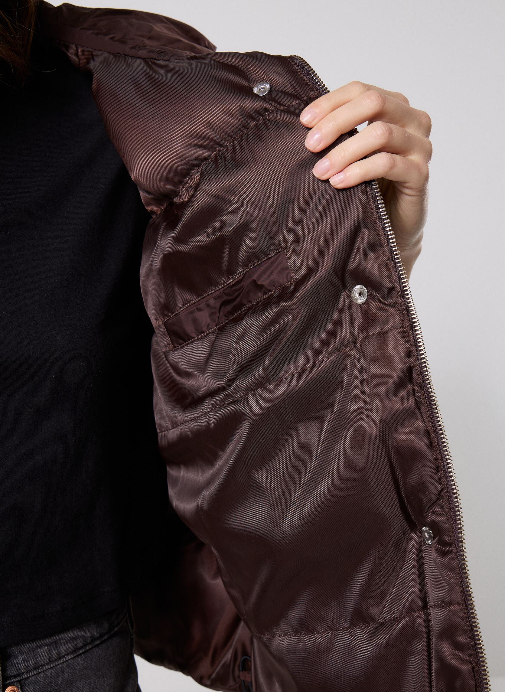 Gewatteerde jassen FDOU31014K dames bruin The Kooples Gewatteerde jassen FDOU31014K dames bruin BRW08