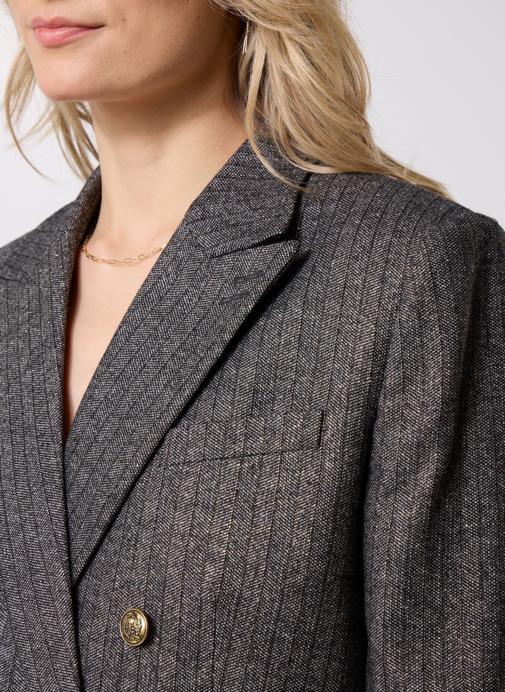 Blazer FVES31042K damen schwarz The Kooples Blazer FVES31042K damen schwarz BLA01