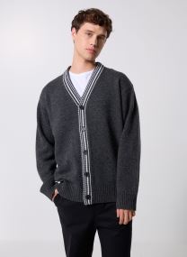Gilets HCAR31114K homme gris The Kooples Gilets HCAR31114K homme gris GRY01