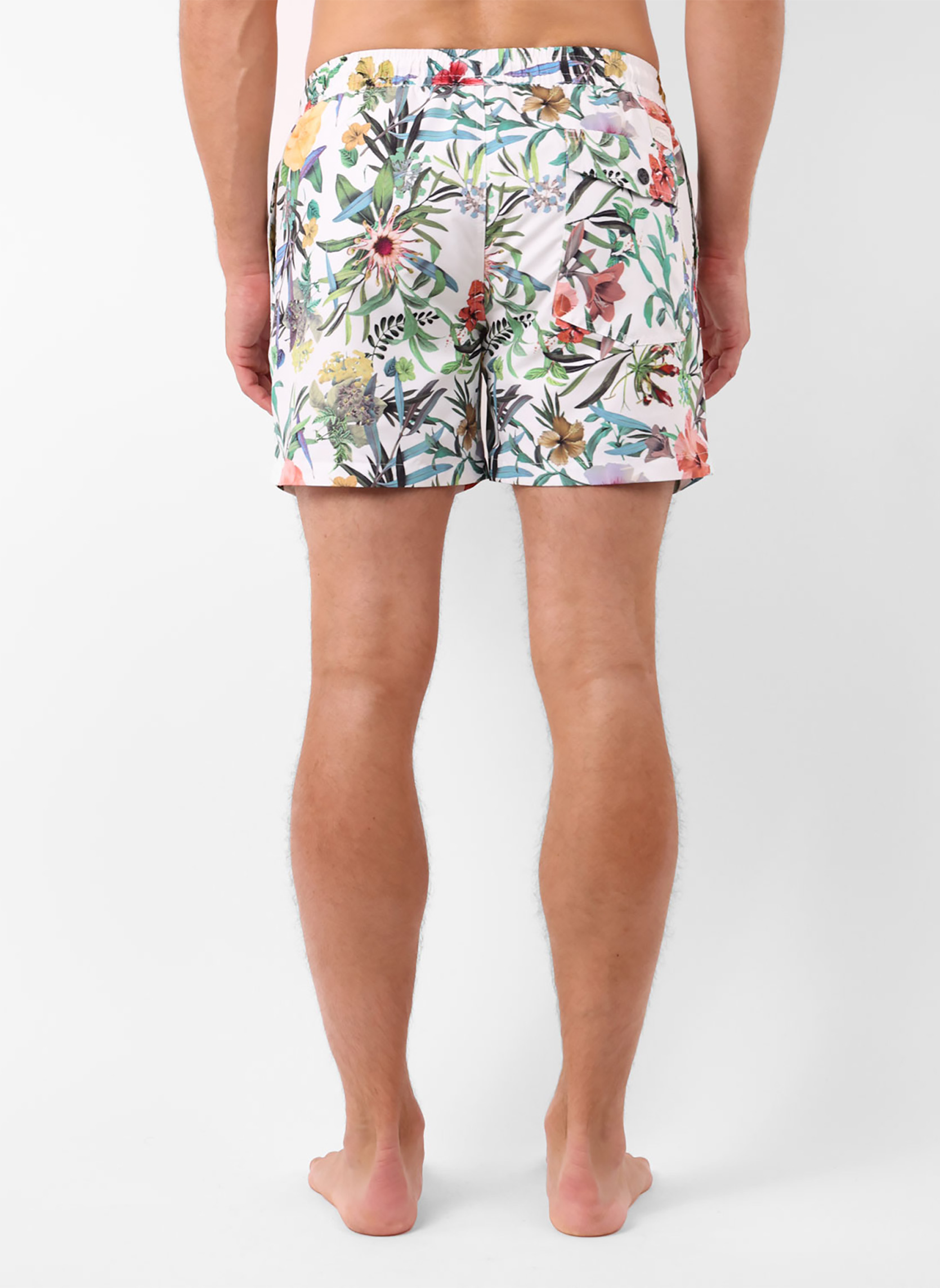 Shorts de bain Beach short floral BLOOM homme blanc Oxbow Shorts de bain Beach short floral BLOOM homme blanc Blanc
