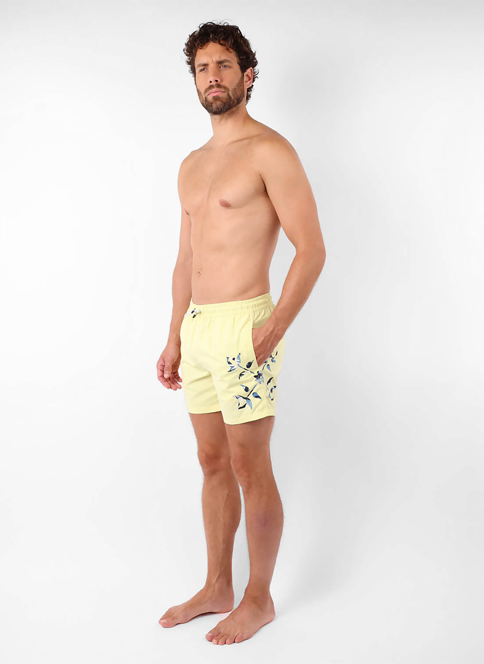 Shorts de bain Beach short graphique TAGTAN homme jaune Oxbow Shorts de bain Beach short graphique TAGTAN homme jaune Jaune