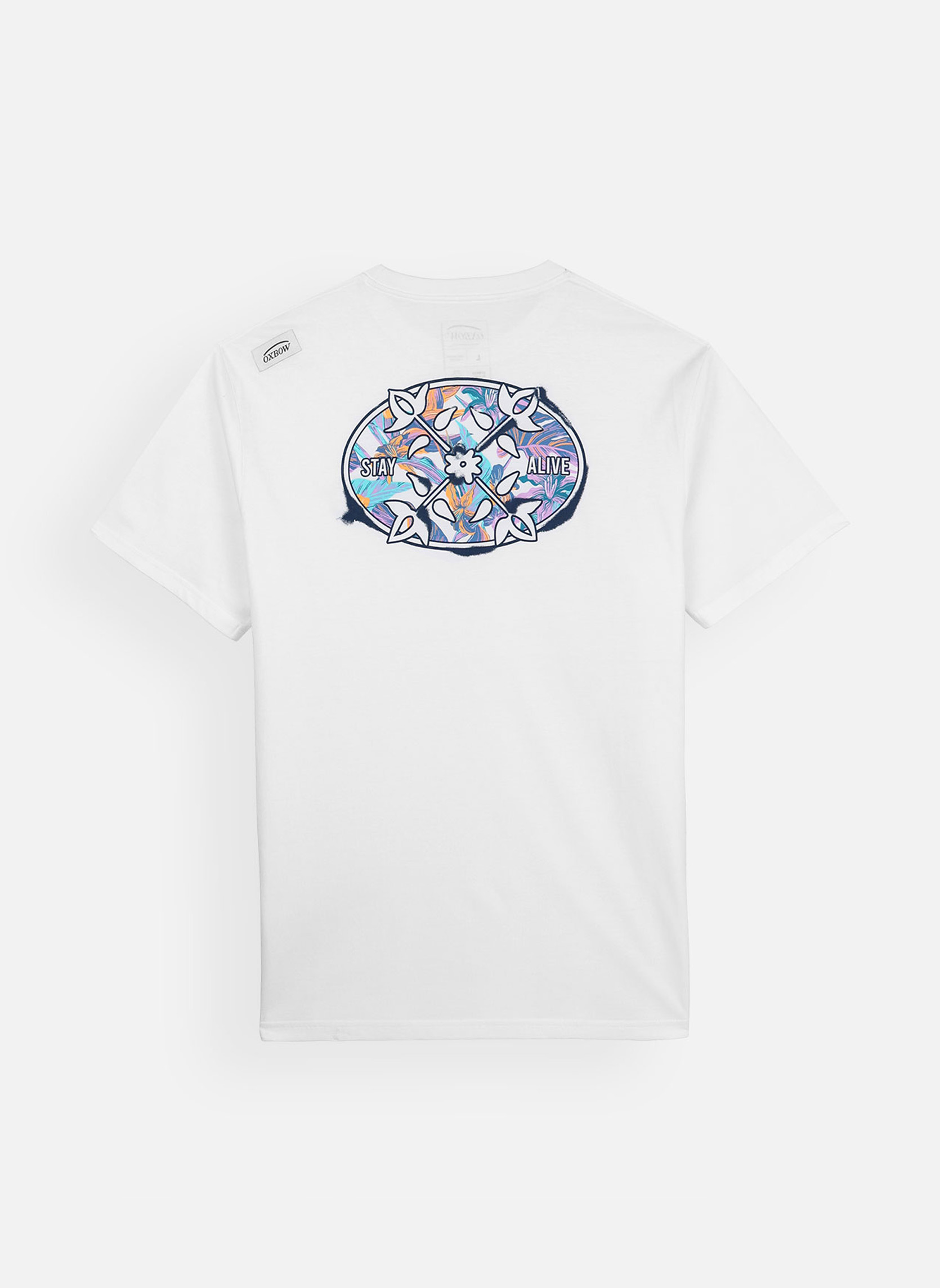 Tee-shirts Tee-shirt manches courtes FILLED homme blanc Oxbow Tee-shirts Tee-shirt manches courtes FILLED homme blanc Blanc