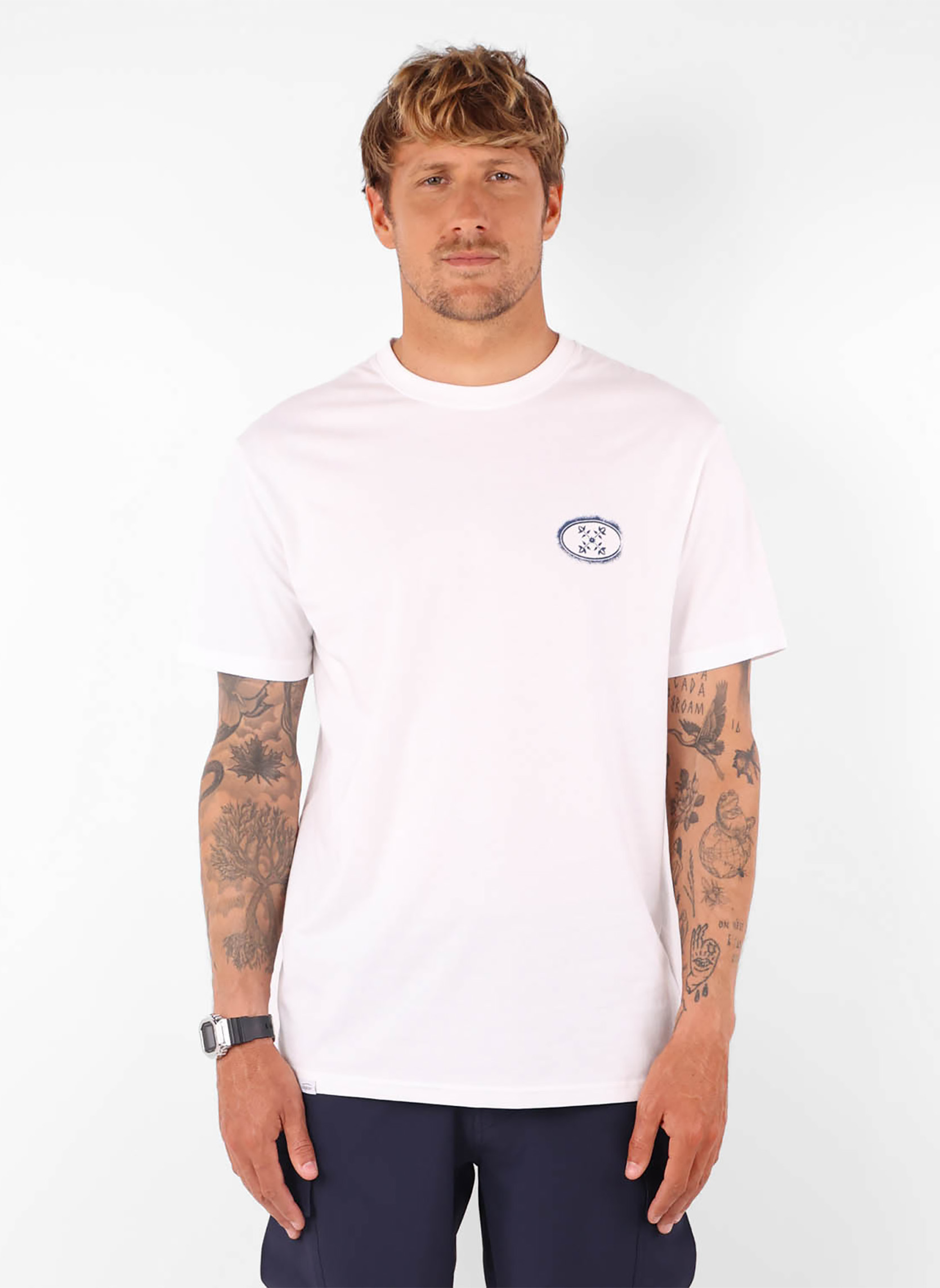 Tee-shirts Tee-shirt manches courtes FILLED homme blanc Oxbow Tee-shirts Tee-shirt manches courtes FILLED homme blanc Blanc