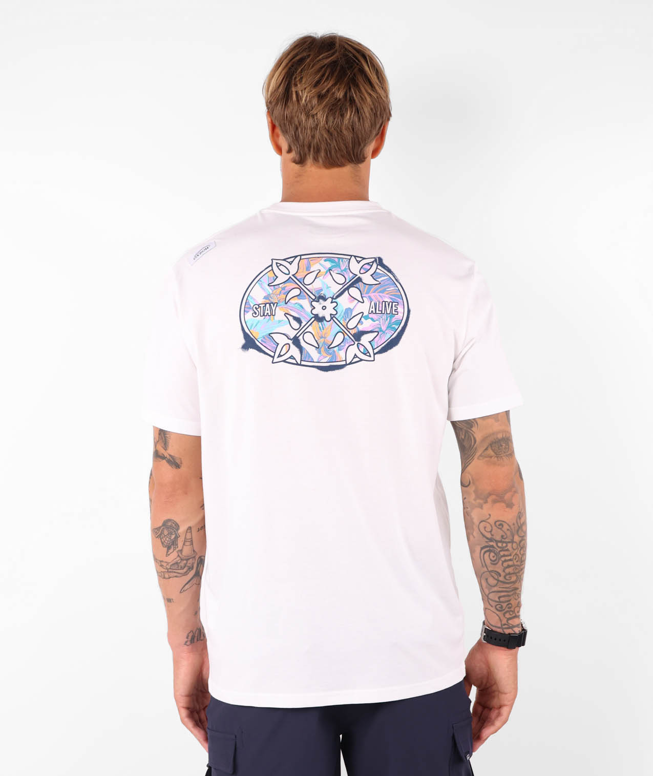 Tee-shirts Tee-shirt manches courtes FILLED homme blanc Oxbow Tee-shirts Tee-shirt manches courtes FILLED homme blanc Blanc