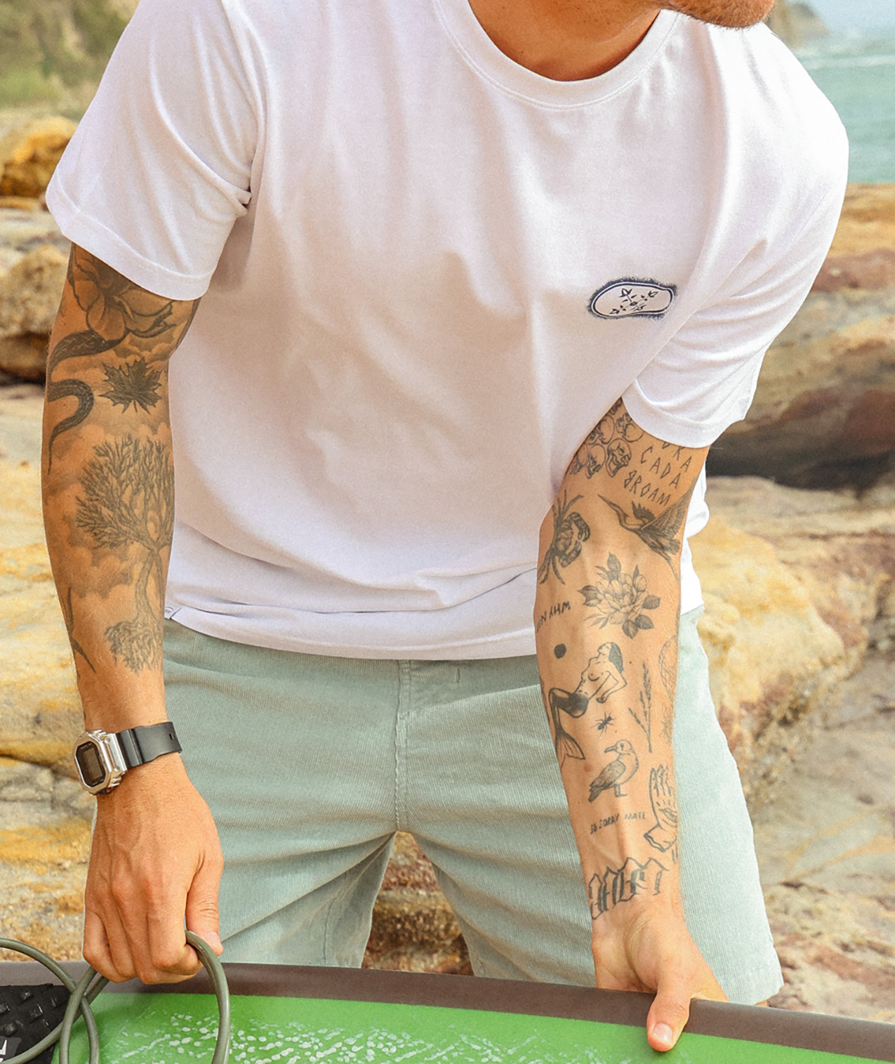 Tee-shirts Tee-shirt manches courtes FILLED homme blanc Oxbow Tee-shirts Tee-shirt manches courtes FILLED homme blanc Blanc