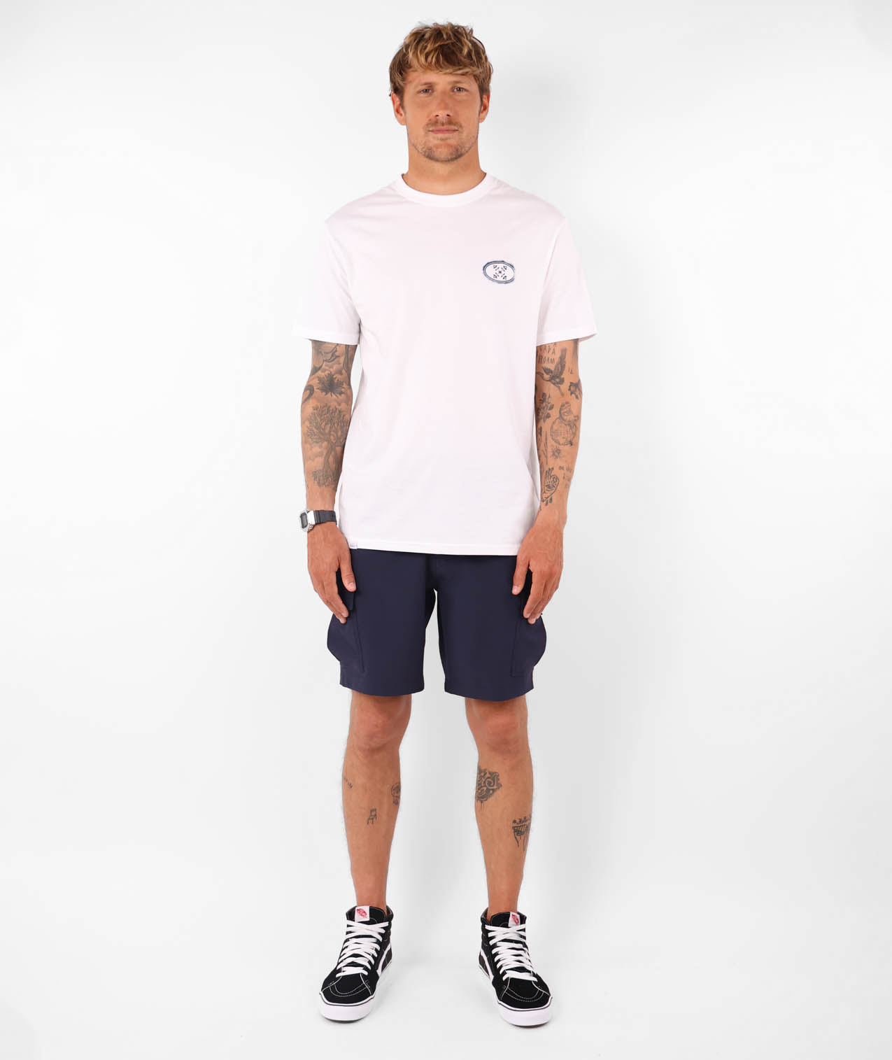 Tee-shirts Tee-shirt manches courtes FILLED homme blanc Oxbow Tee-shirts Tee-shirt manches courtes FILLED homme blanc Blanc