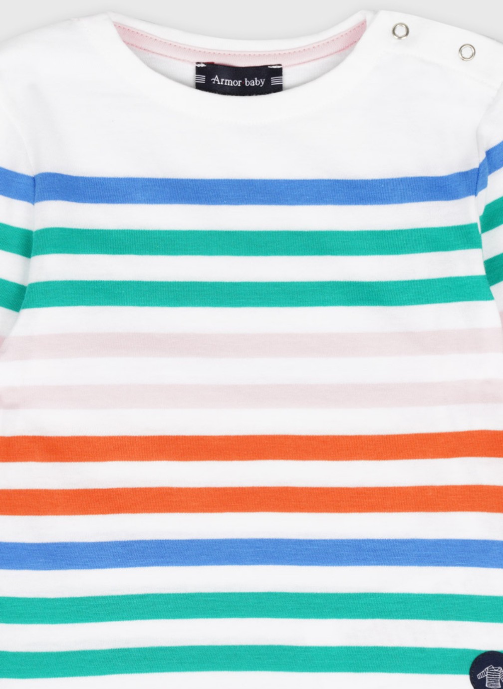 Brave Soul - T-shirt à Manches Courtes Et Ourlet Brut - Bleu Clair