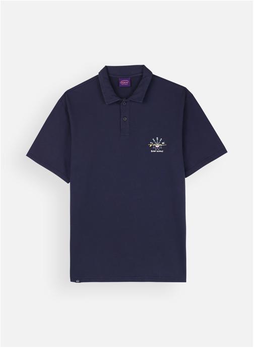 Oxbow Polos Polo stretch manches courtes SANDBAR homme bleu