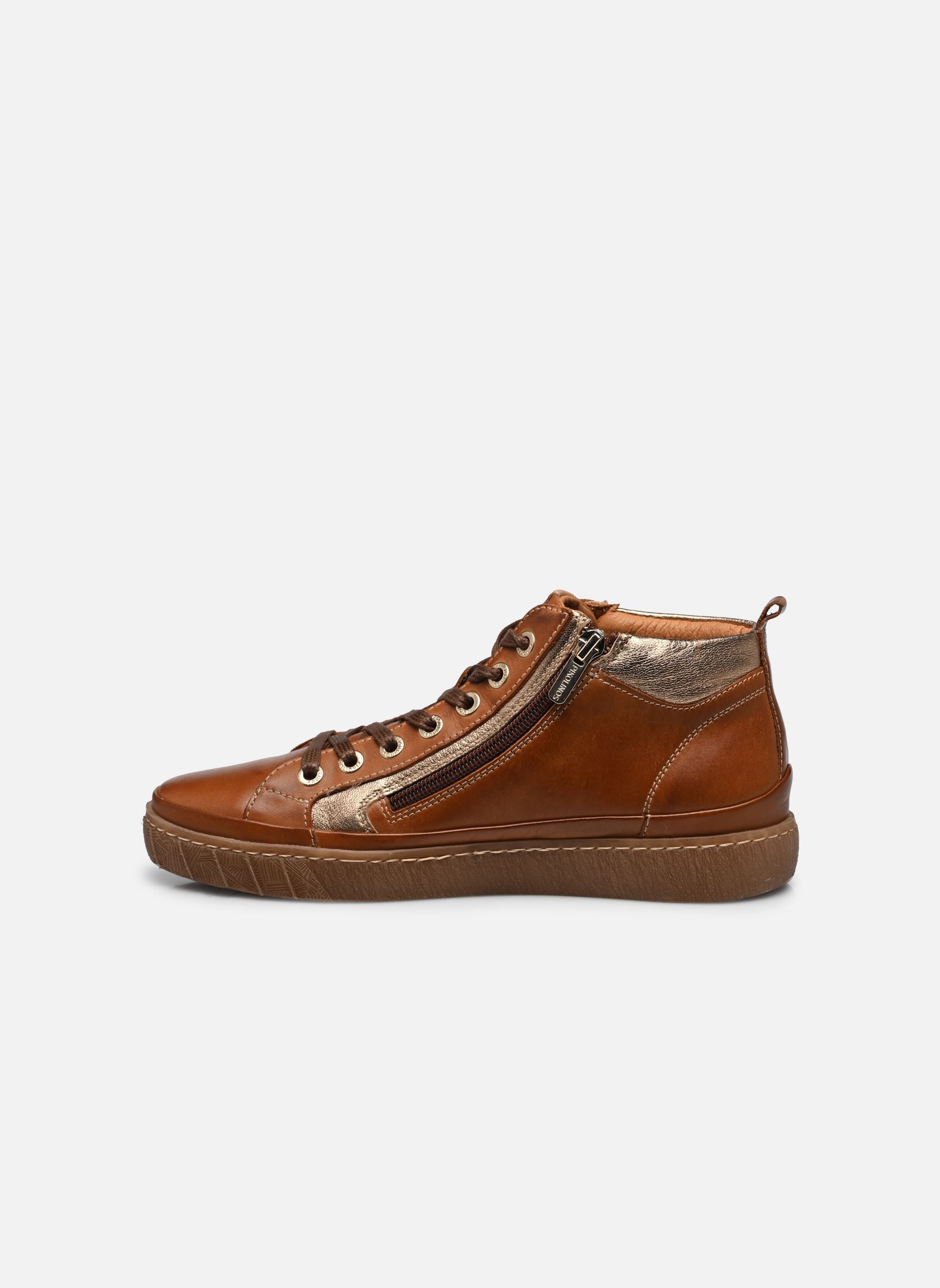 Baskets montantes LANZAROTE W7B femme marron Pikolinos Baskets montantes LANZAROTE W7B femme marron BRANDY