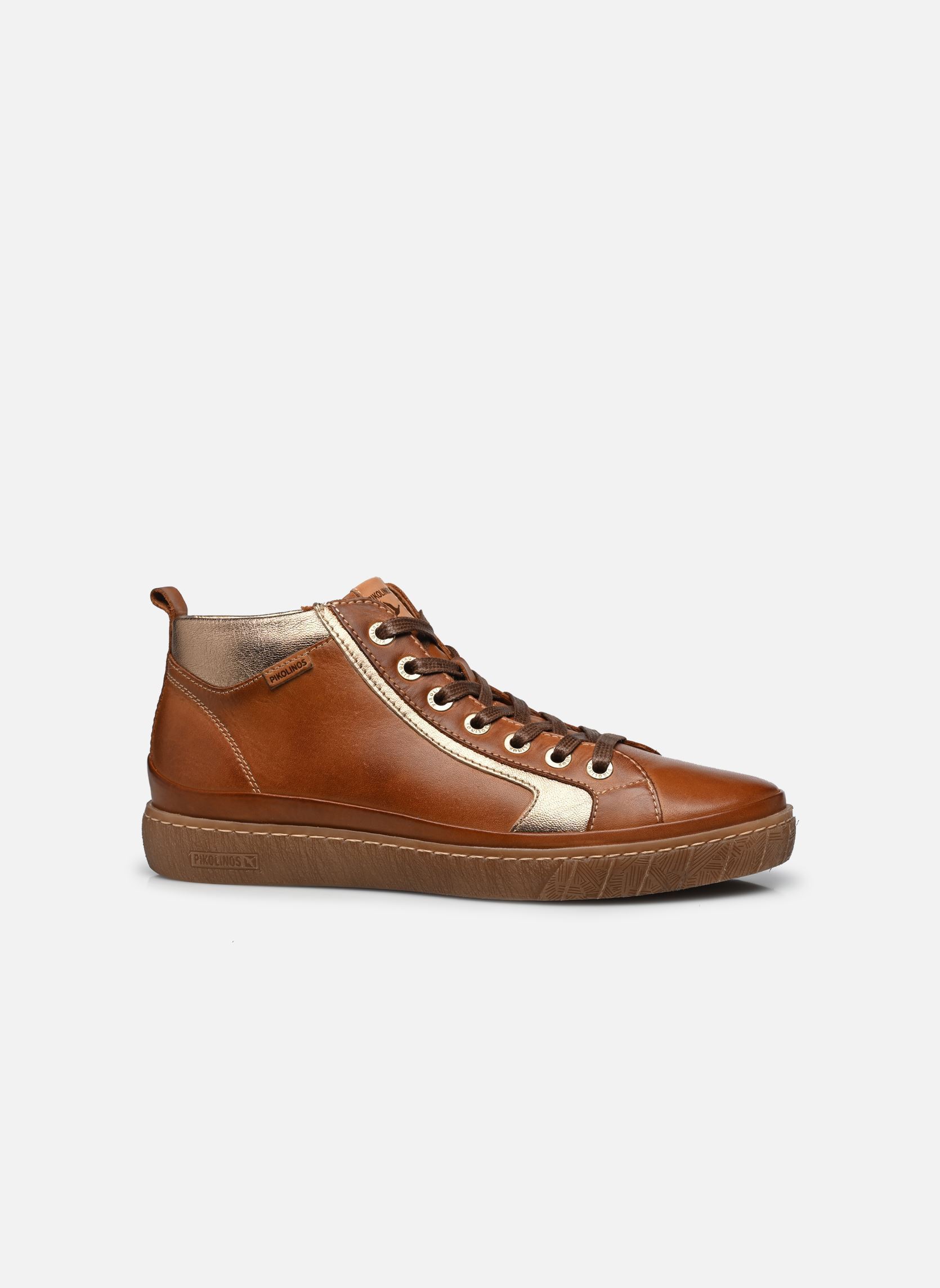 Baskets montantes LANZAROTE W7B femme marron Pikolinos Baskets montantes LANZAROTE W7B femme marron BRANDY