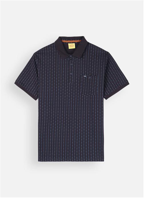 Oxbow Polos Polo manches courtes imprimé MINIATURE homme bleu