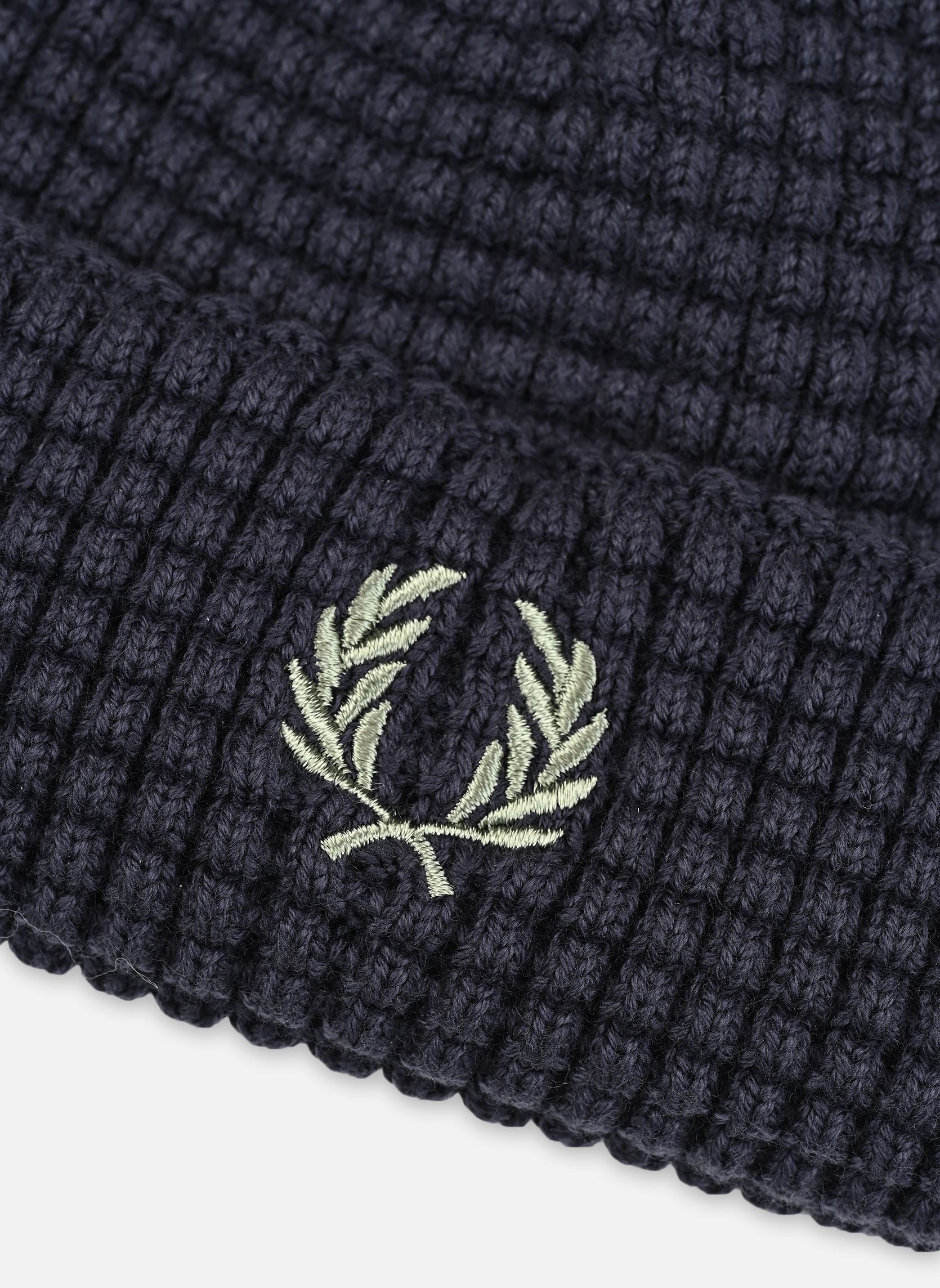 Bonnets Waffle Beanie bleu Fred Perry Bonnets Waffle Beanie bleu Dark Airforce